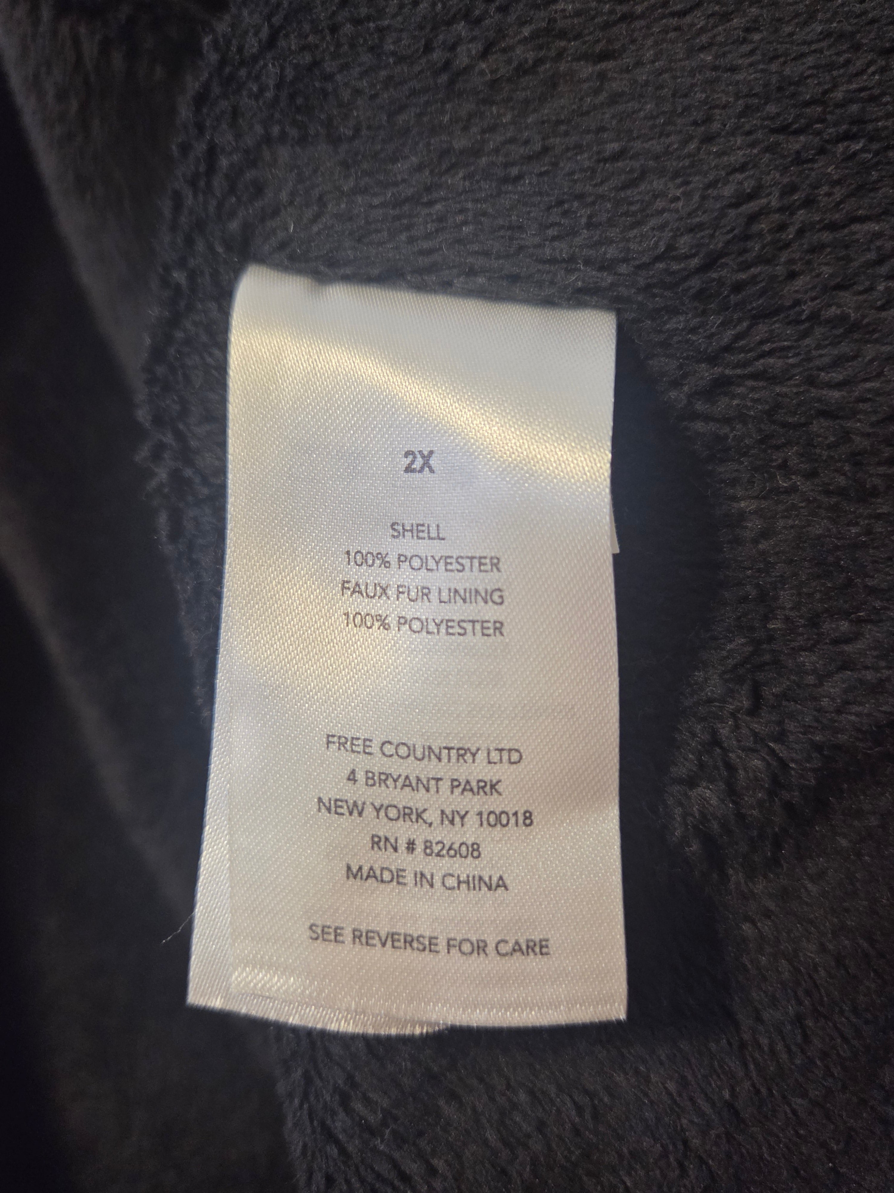 FREE COUNTRY JACKET SIZE 2XL