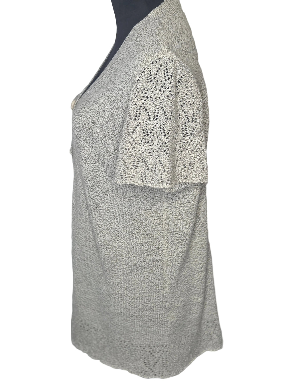DRESS BARN LIGHT WEIGHT CROCHET CARDIGAN  SIZE XL