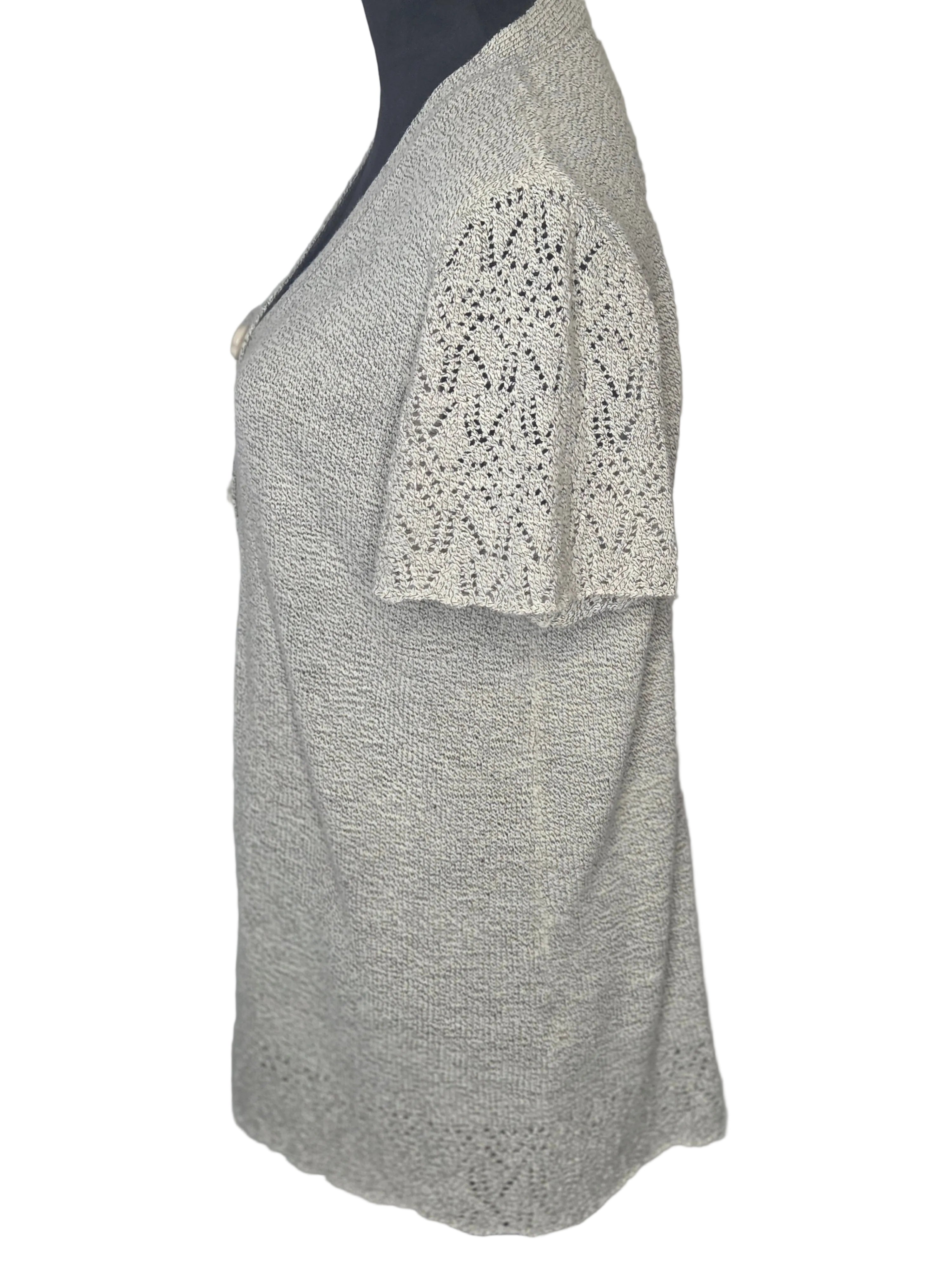 DRESS BARN LIGHT WEIGHT CROCHET CARDIGAN  SIZE XL