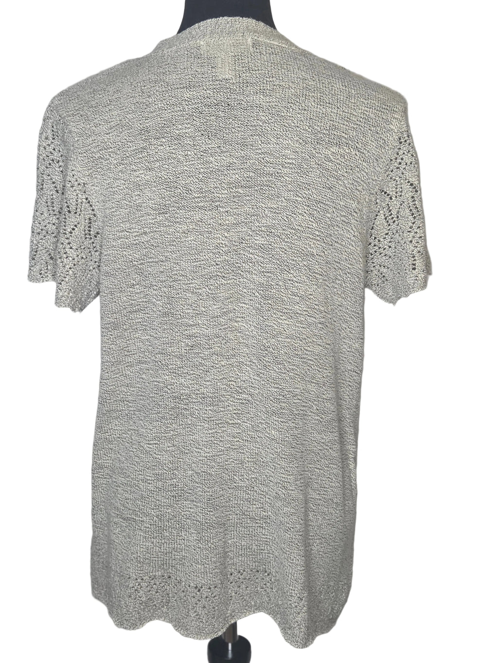 DRESS BARN LIGHT WEIGHT CROCHET CARDIGAN  SIZE XL