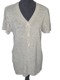 DRESS BARN LIGHT WEIGHT CROCHET CARDIGAN  SIZE XL