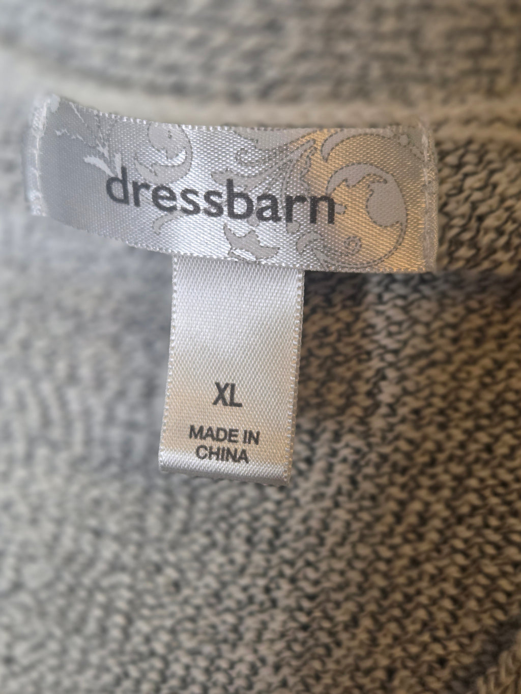 DRESS BARN LIGHT WEIGHT CROCHET CARDIGAN  SIZE XL