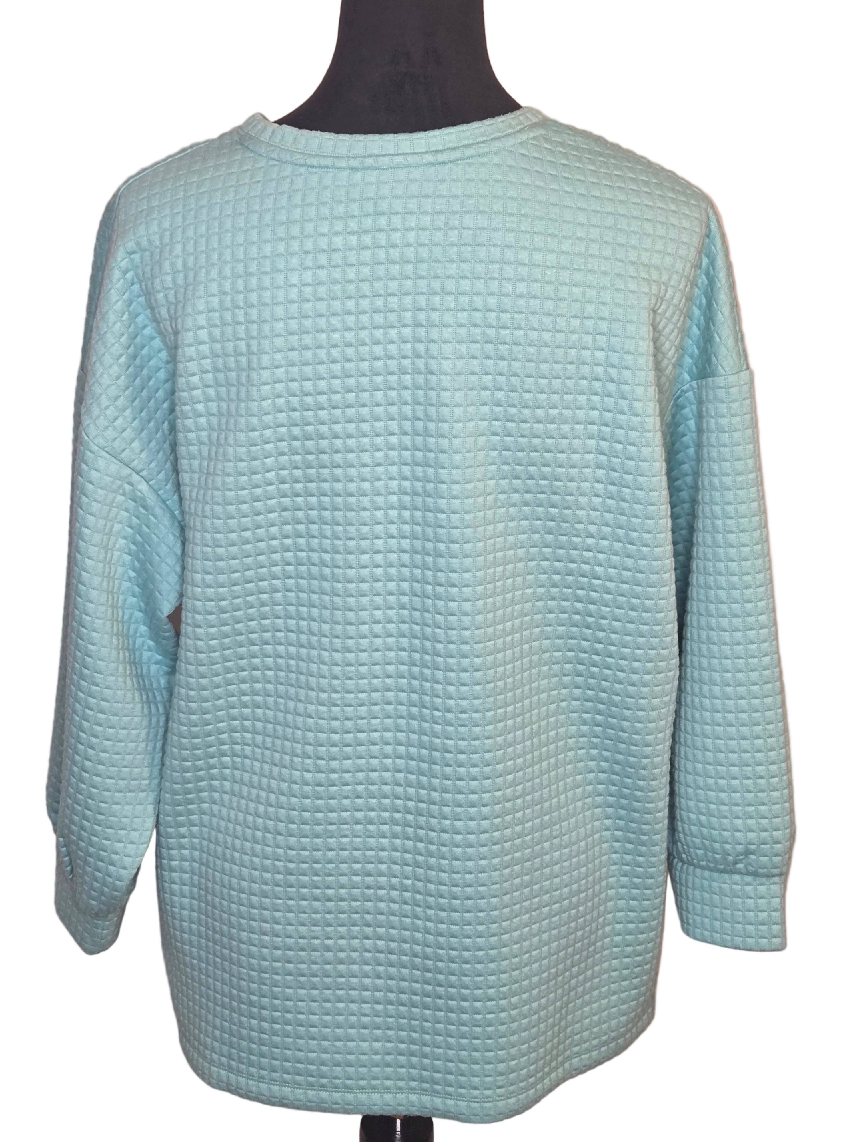 CHICO'S QUILTED TOP SIZE 2/L