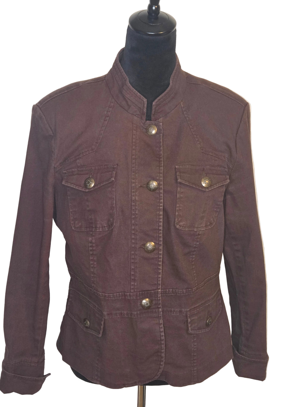 DRESS BARN DENIM JACKET SIZE L