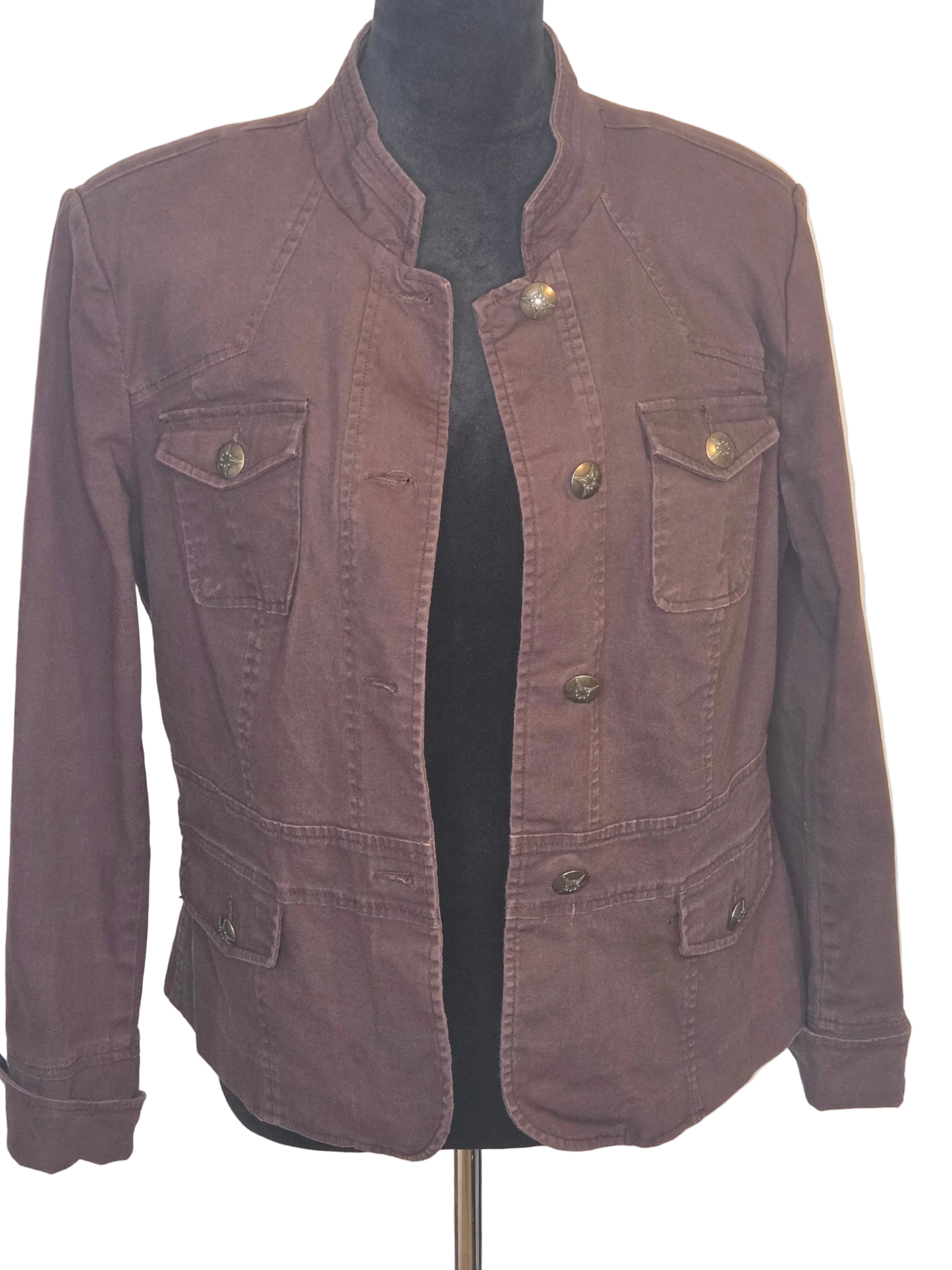 DRESS BARN DENIM JACKET SIZE L