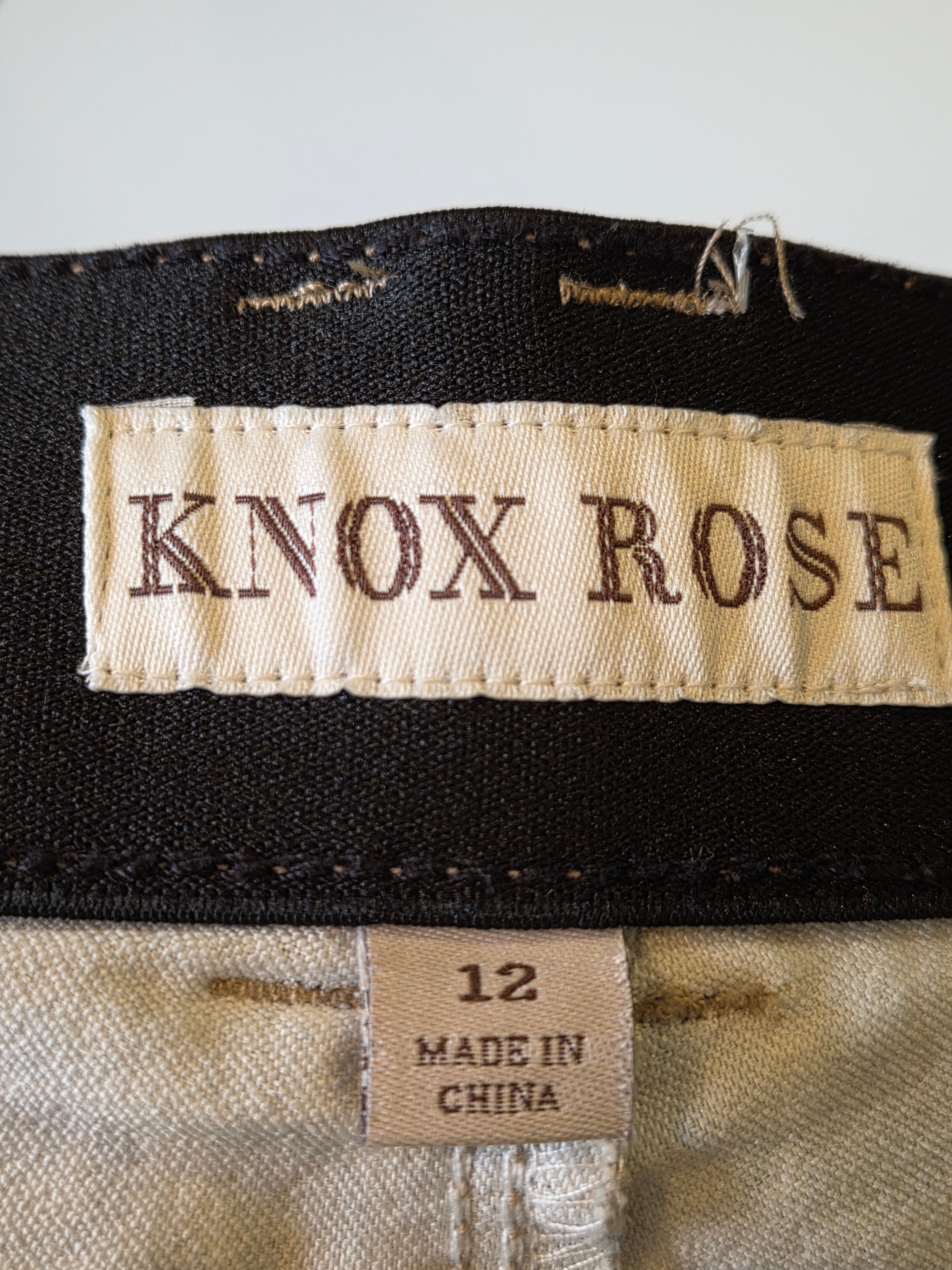 KNOX ROSE CASUAL PANTS COTTON BLEND SIZE 12