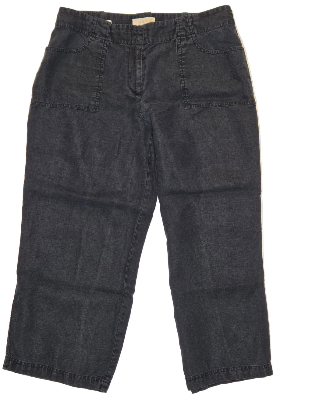 TALBOT LINEN CAPRI PANTS SIZE 12