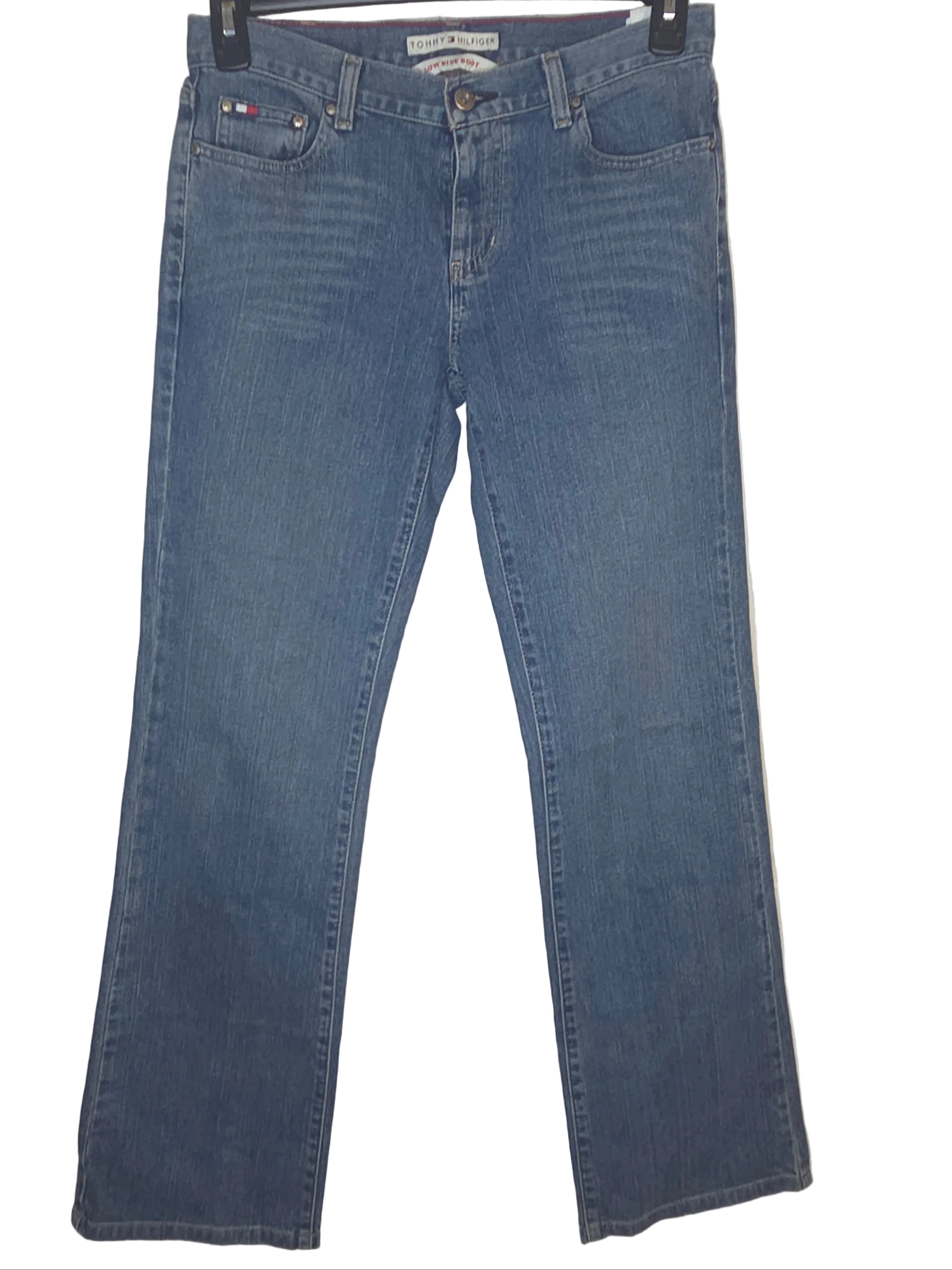TOMMY HILFIGER LOW RISE BOOT JEAN SIZE 6