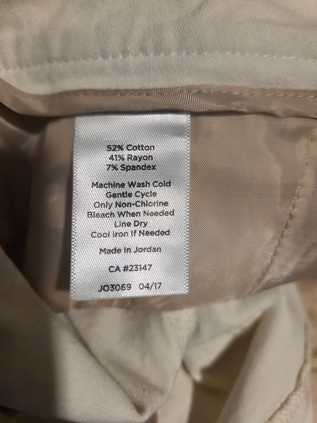 TALBOTS CAPRI PANT SIZE 10P