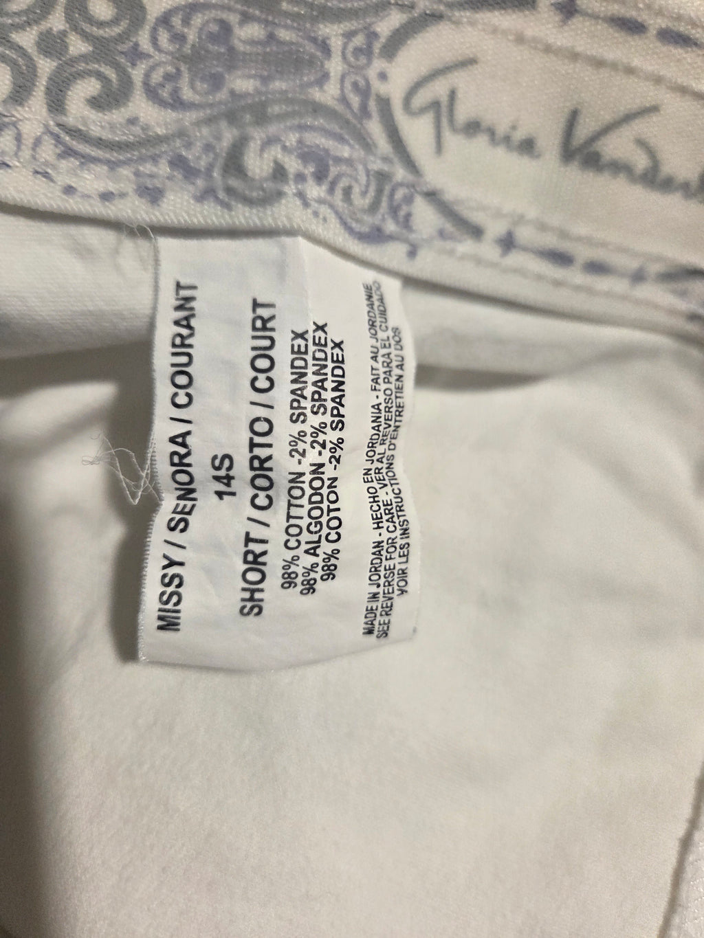 GLORIA VANDERBILT ANKLE PANTS SIZE 14