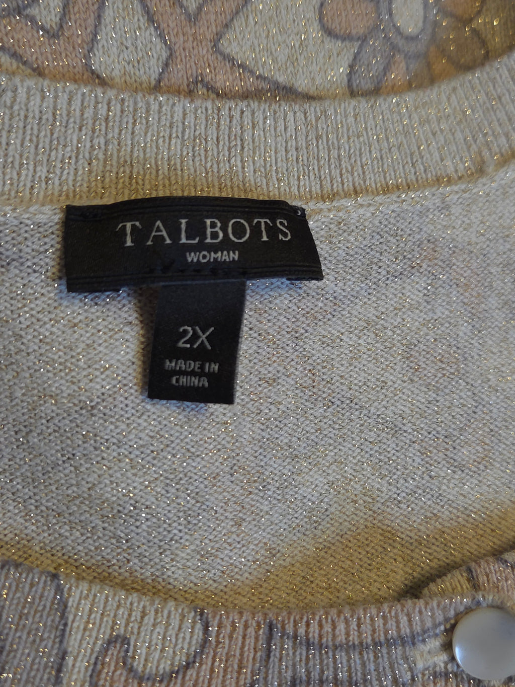 TALBOTS WOMEN'S CARDIGAN 2X