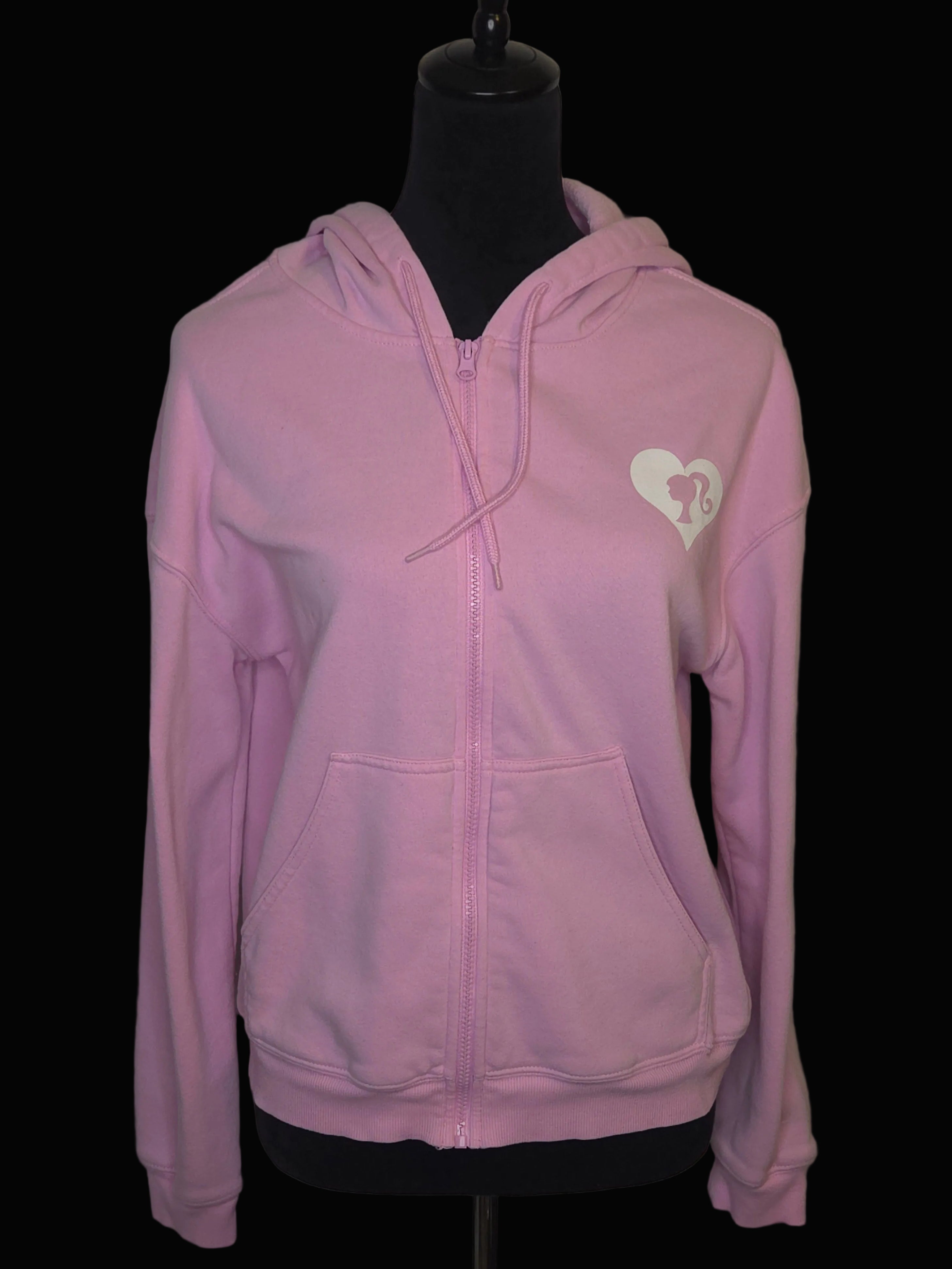 MATTEL BARBIE JUNIOR GIRLS HOODIE SIZE LARGE