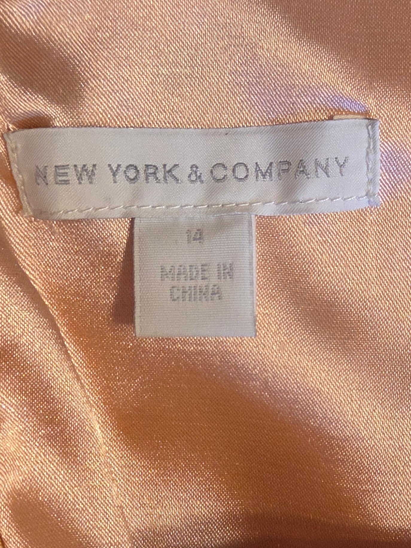 NEW YORK & COMPANY DRESS SIZE 14