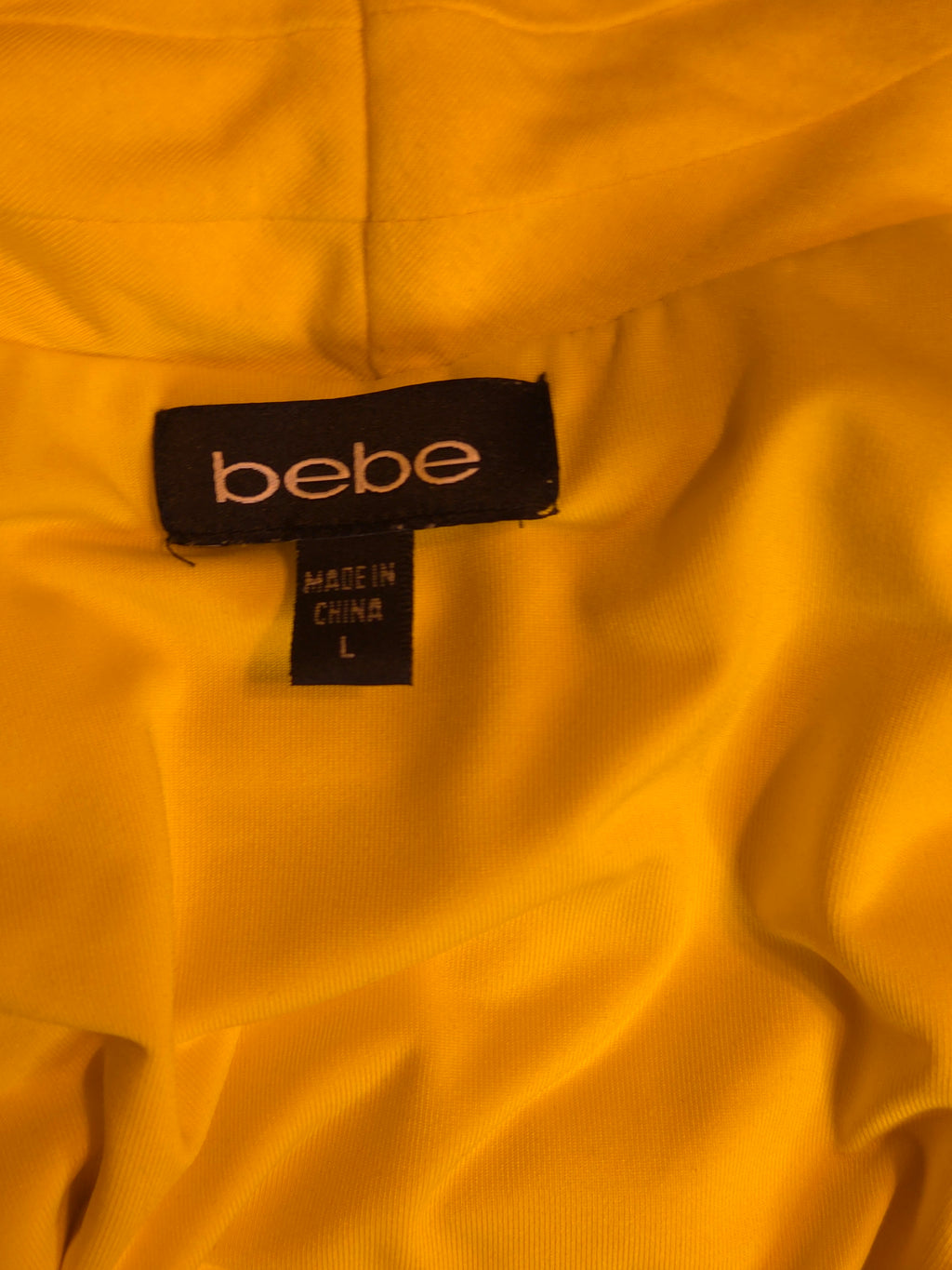 BEBE DRESS SIZE LARGE