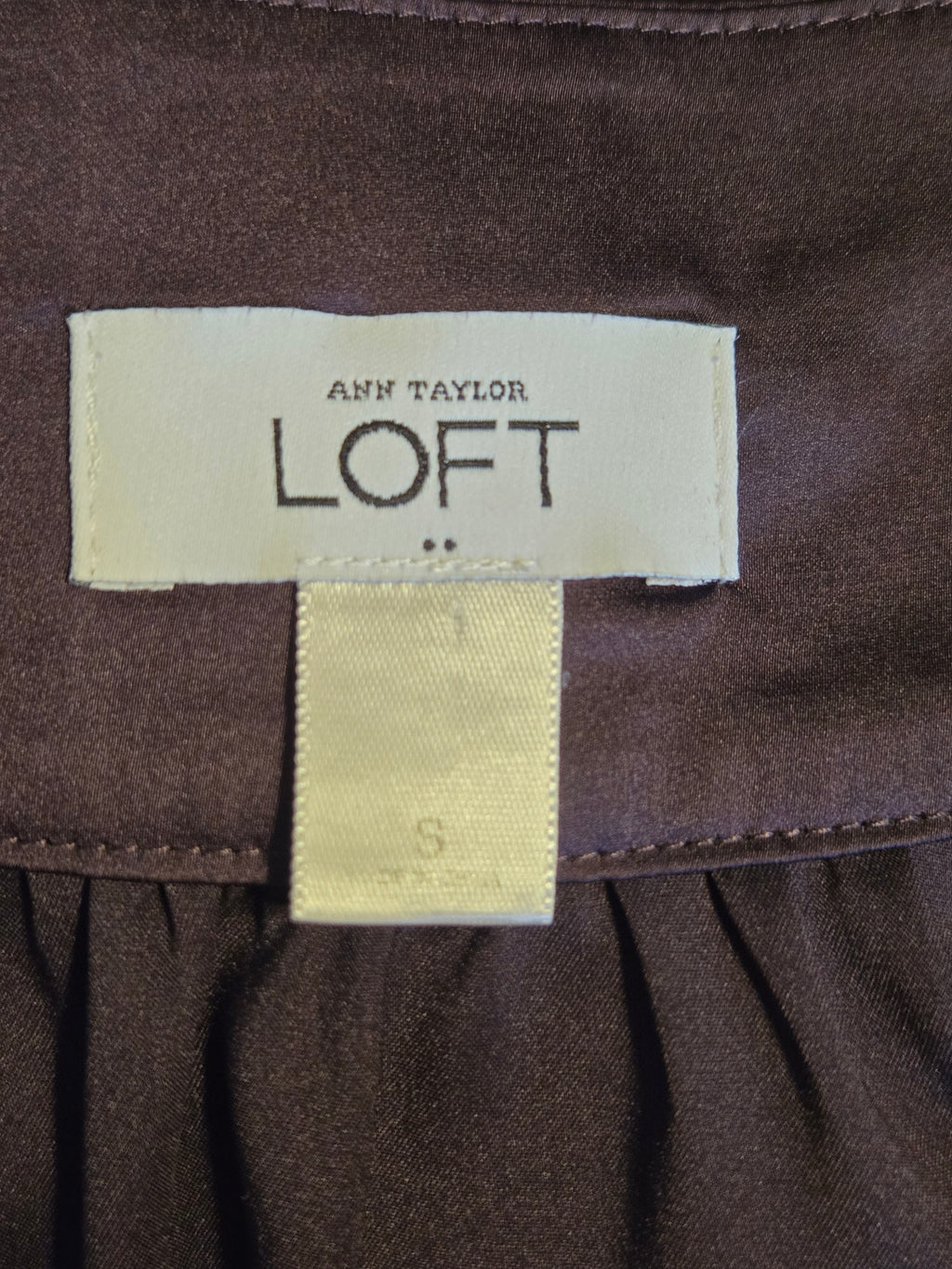 ANN TAYLOR LOFT BLOUSE SIZE SMALL