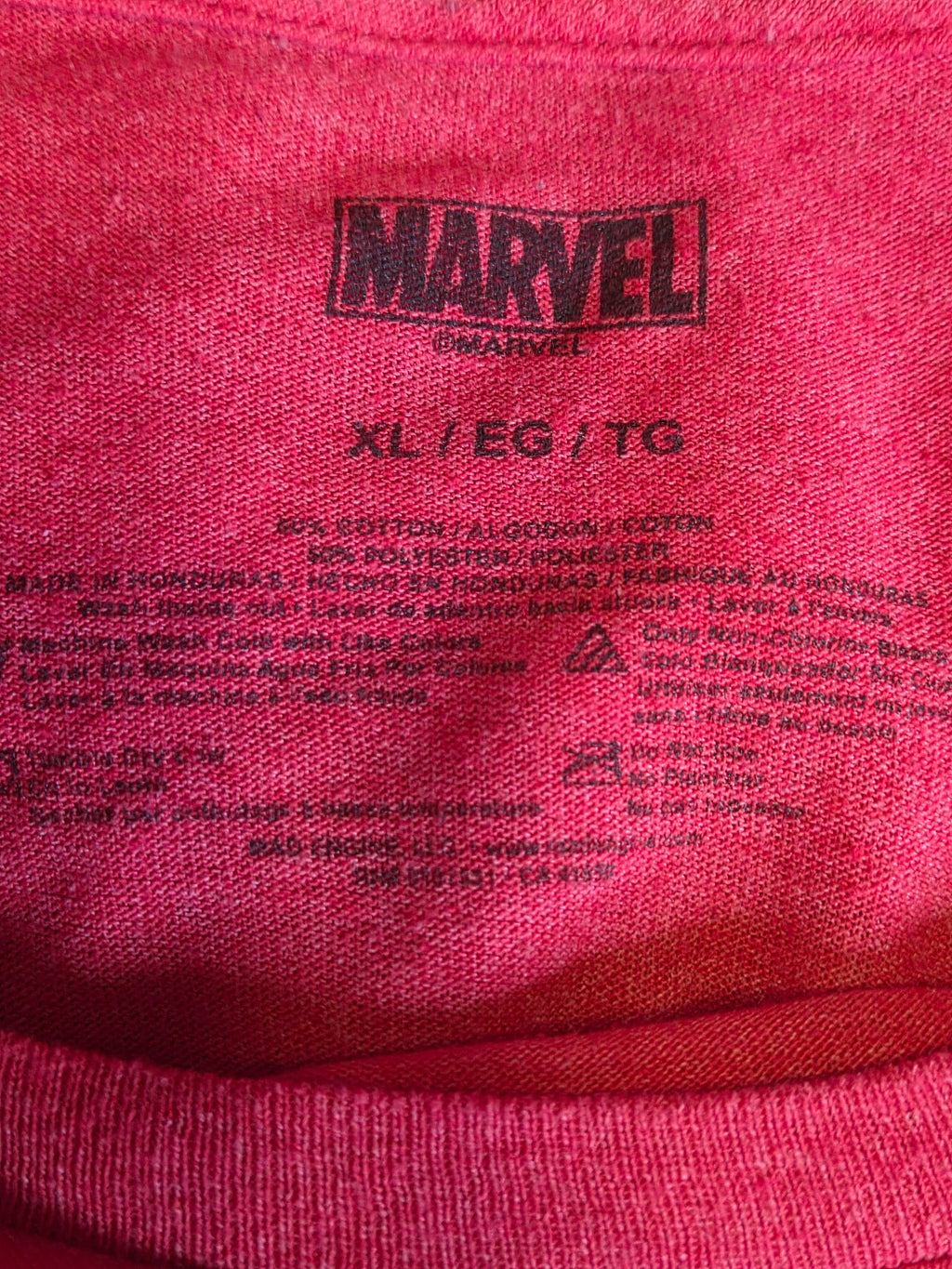 MARVEL T-SHIRT SIZE XL