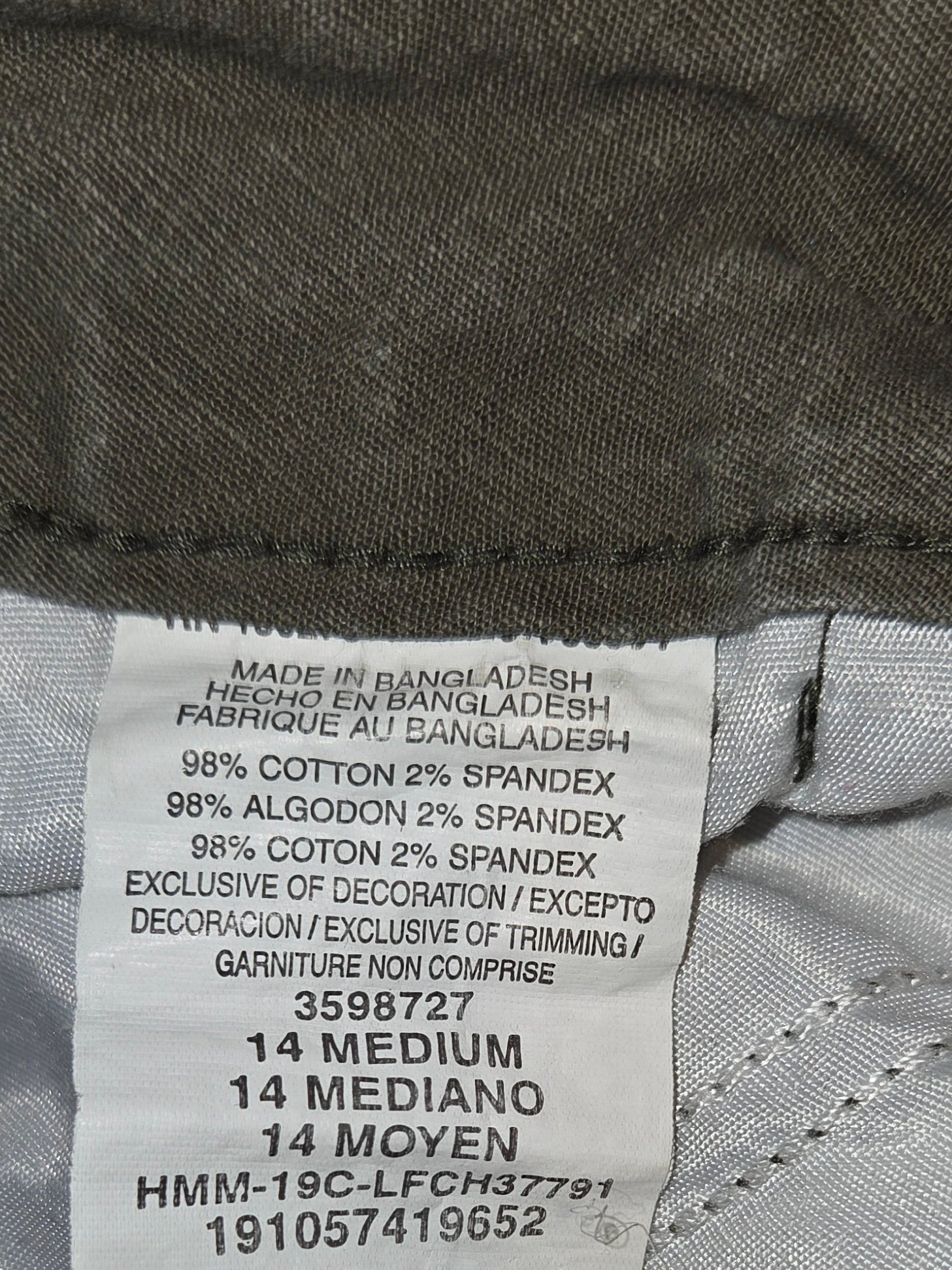 LEE SIZE 14