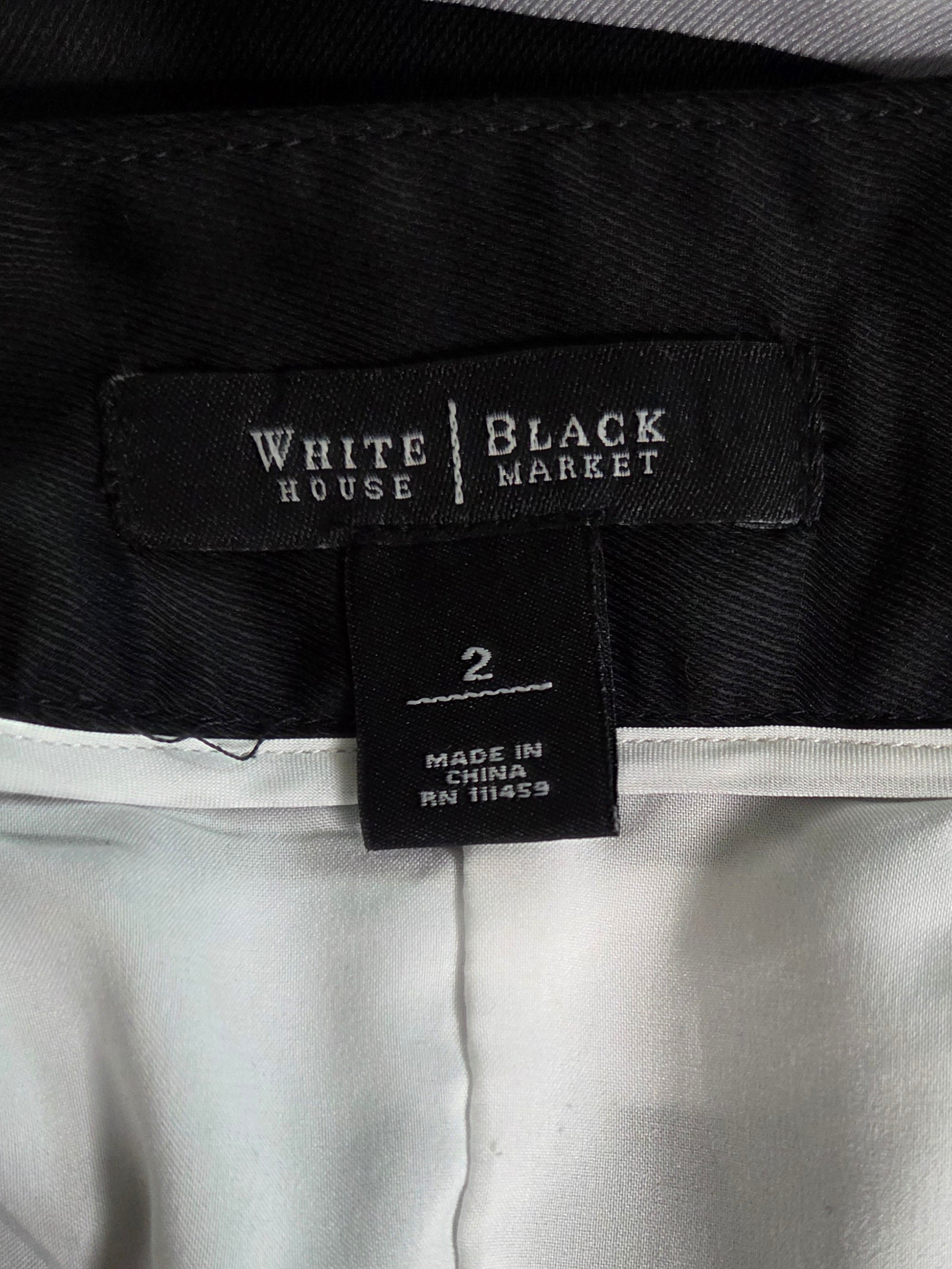 WHITE HOUSE BLACK MARKET SIZE 2