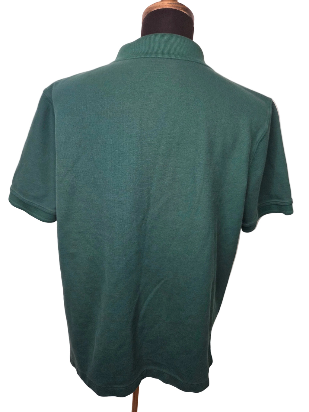 L. L. Bean Green Men's Polo Short Sleeve Shirt Cotton Traditional Fit Size L