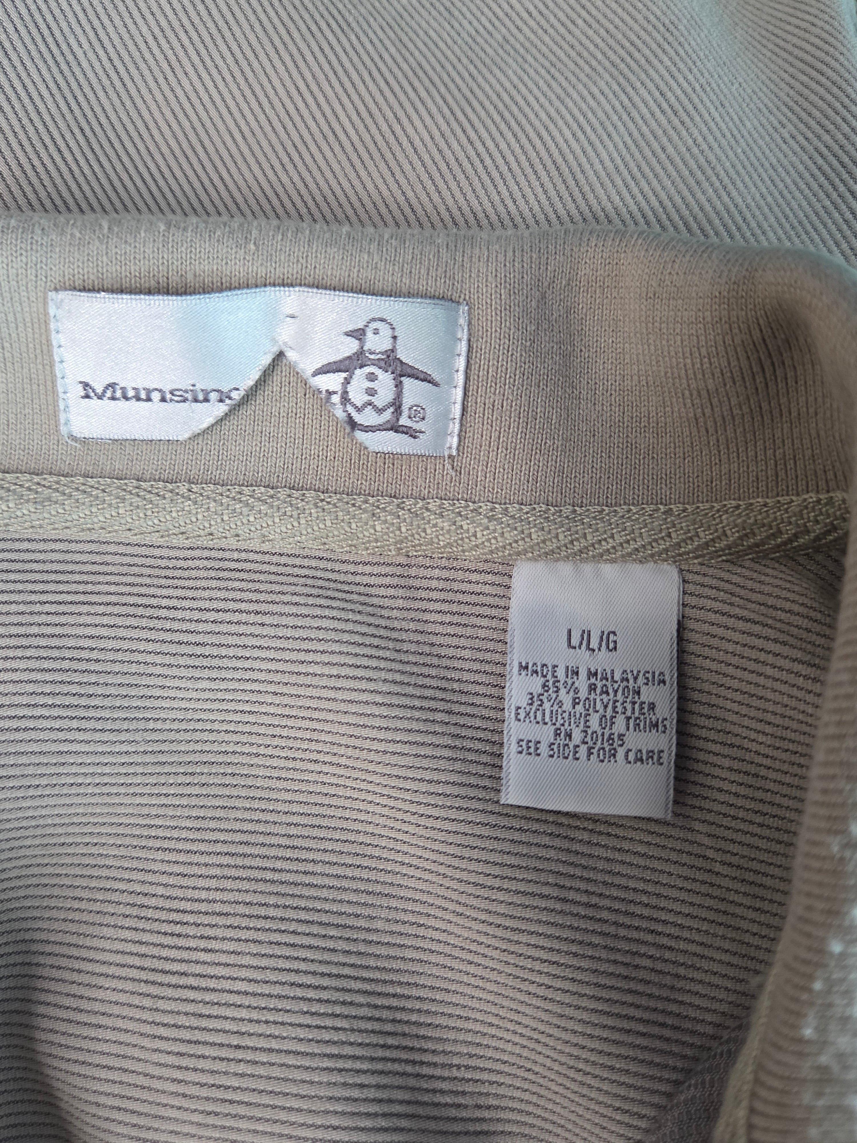 MUNSINGERWEAR MEN'S SHIRT SIZE LARGE