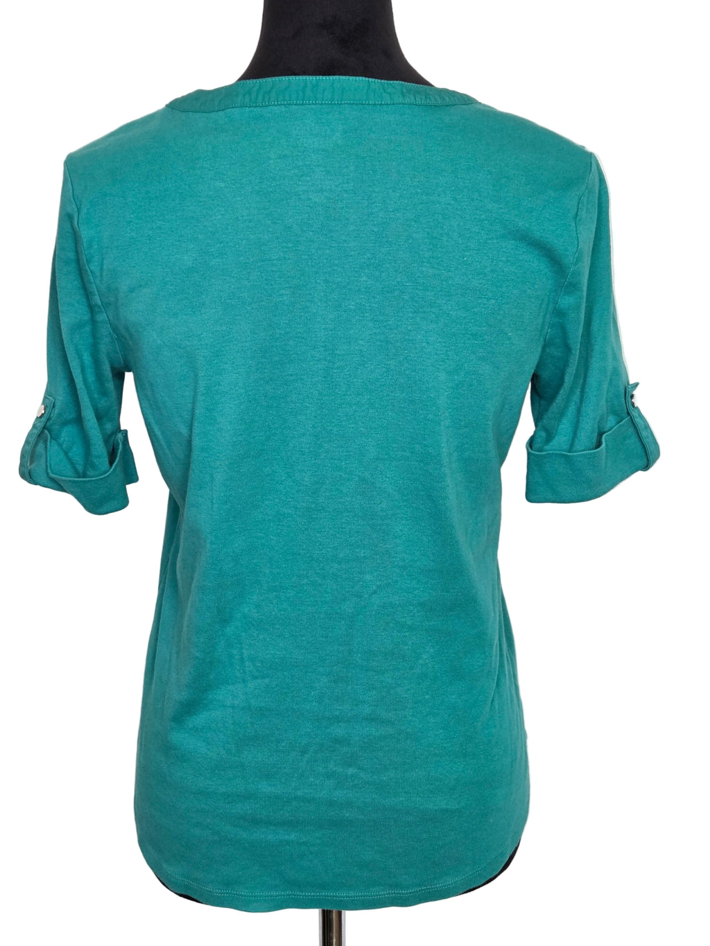 Croft & Barrow Women's Teal Shirt Cotton Petite M