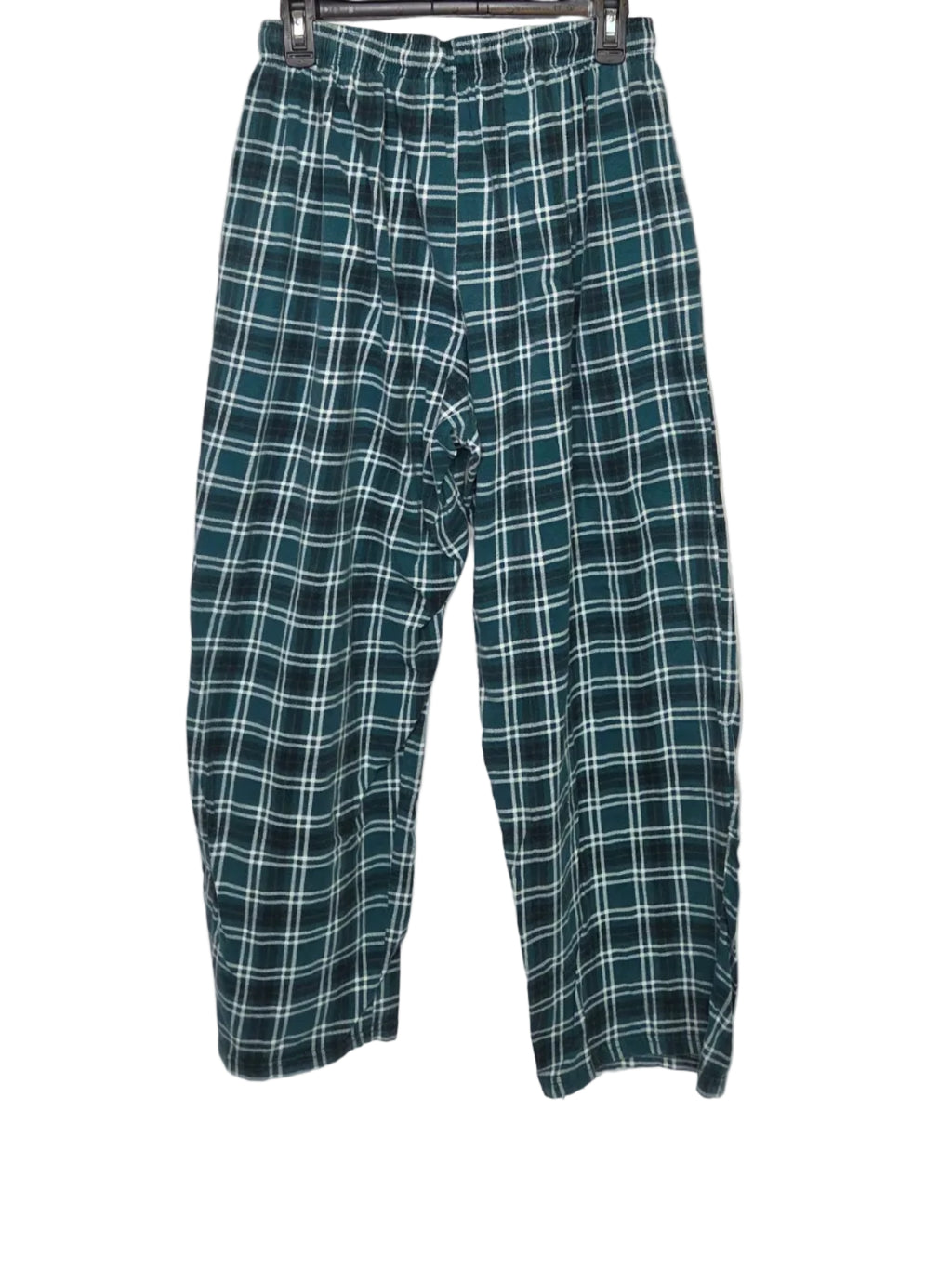 NFL Team Apparel Men's Green Plaid Cotton Pajama Bottoms Size Large