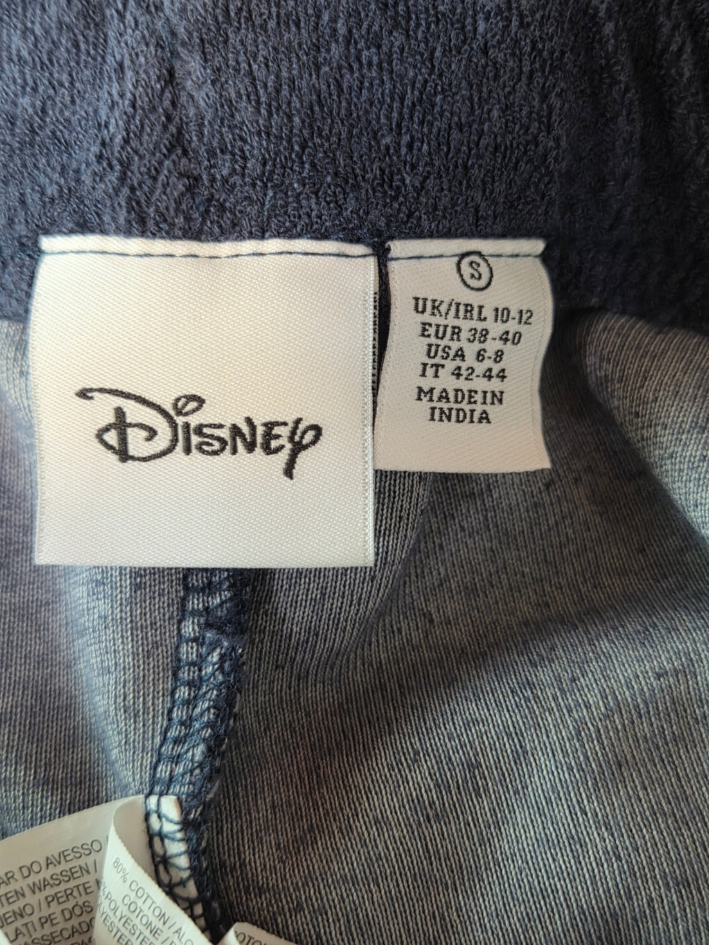Disney Mickey Mouse Women's Navy Blue Cotton Polyester Size S