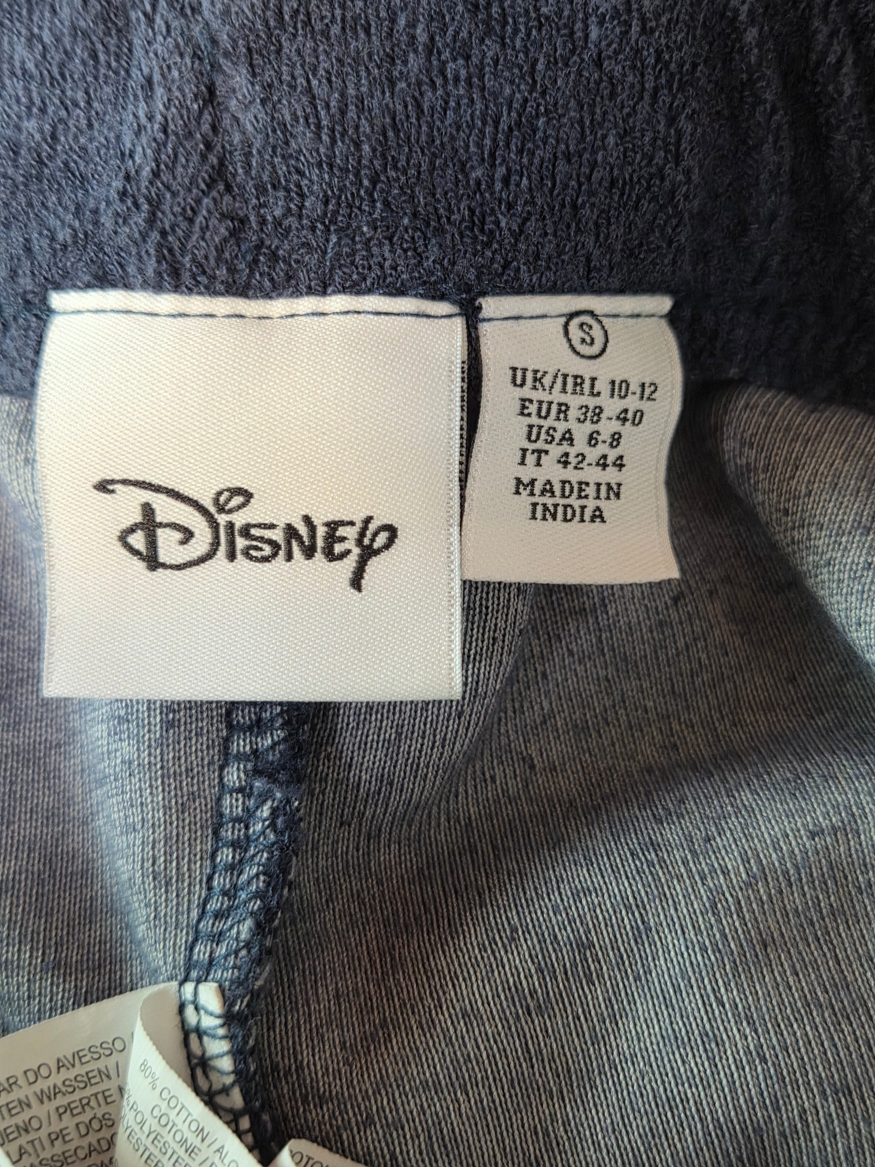 Disney Mickey Mouse Women's Navy Blue Cotton Polyester Size S