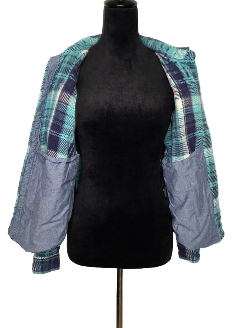 L.L Bean Plaid Women's Cotton Jacket Size XS