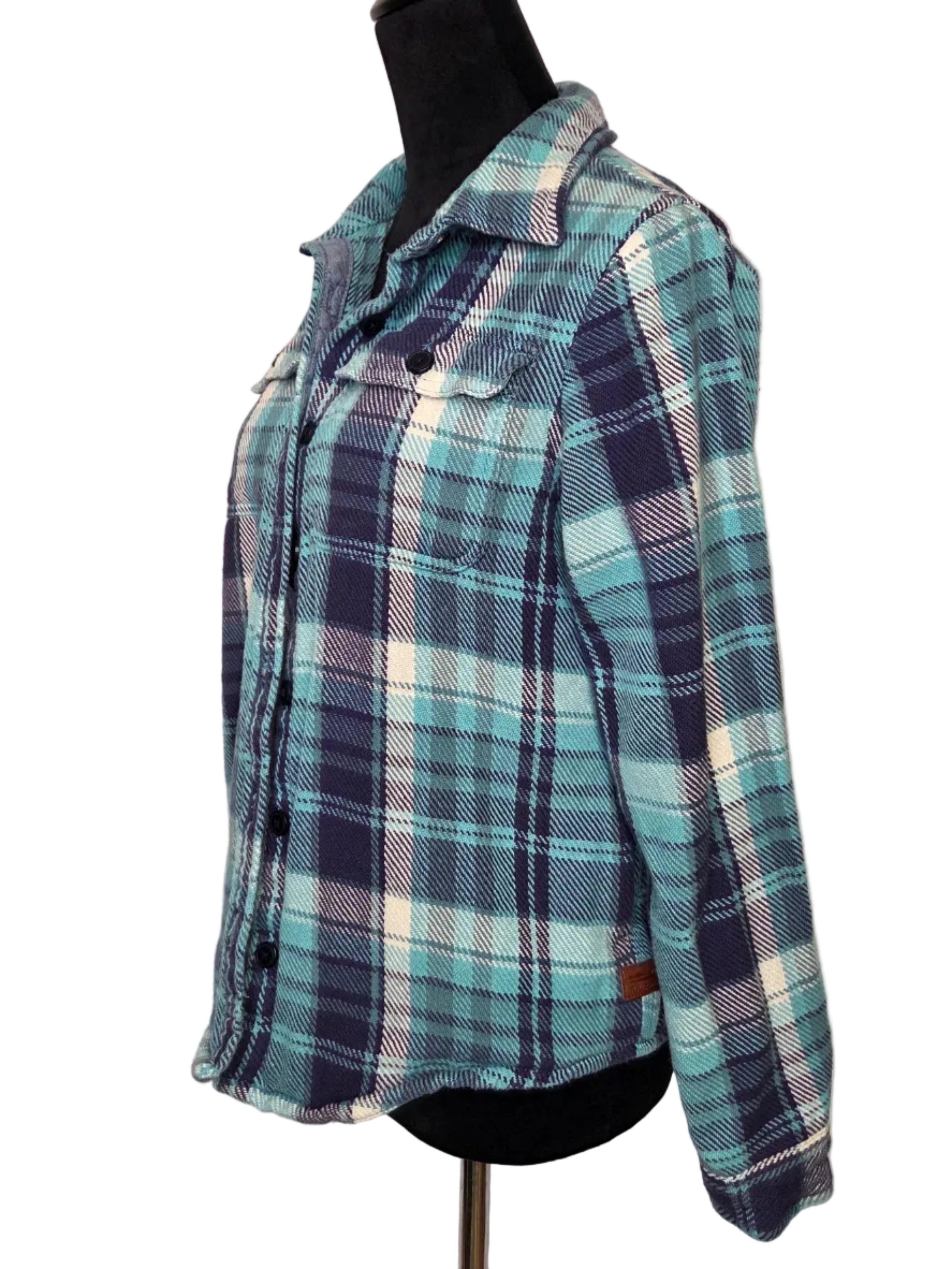 L.L Bean Plaid Women's Cotton Jacket Size XS