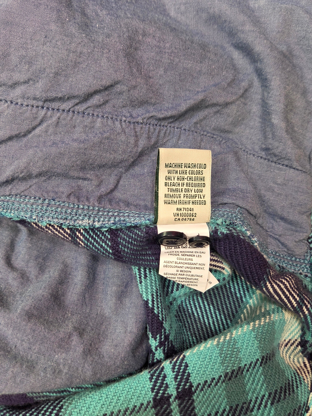 L.L Bean Plaid Women's Cotton Jacket Size XS