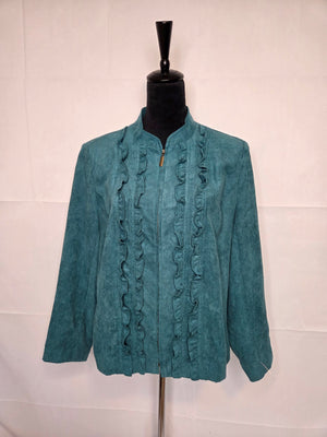 R.Q.T Women's Jacket, Green, Polyester, Size L