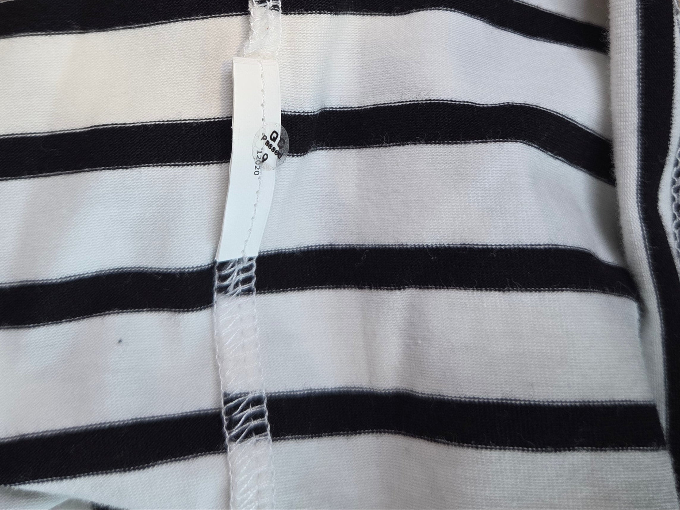 Michael Michael Kors Women's Black White Striped Blouse Size M