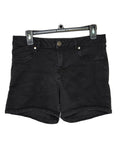 1822 Denim Women's Black Shorts Cotton Polyester Spandex Size 14