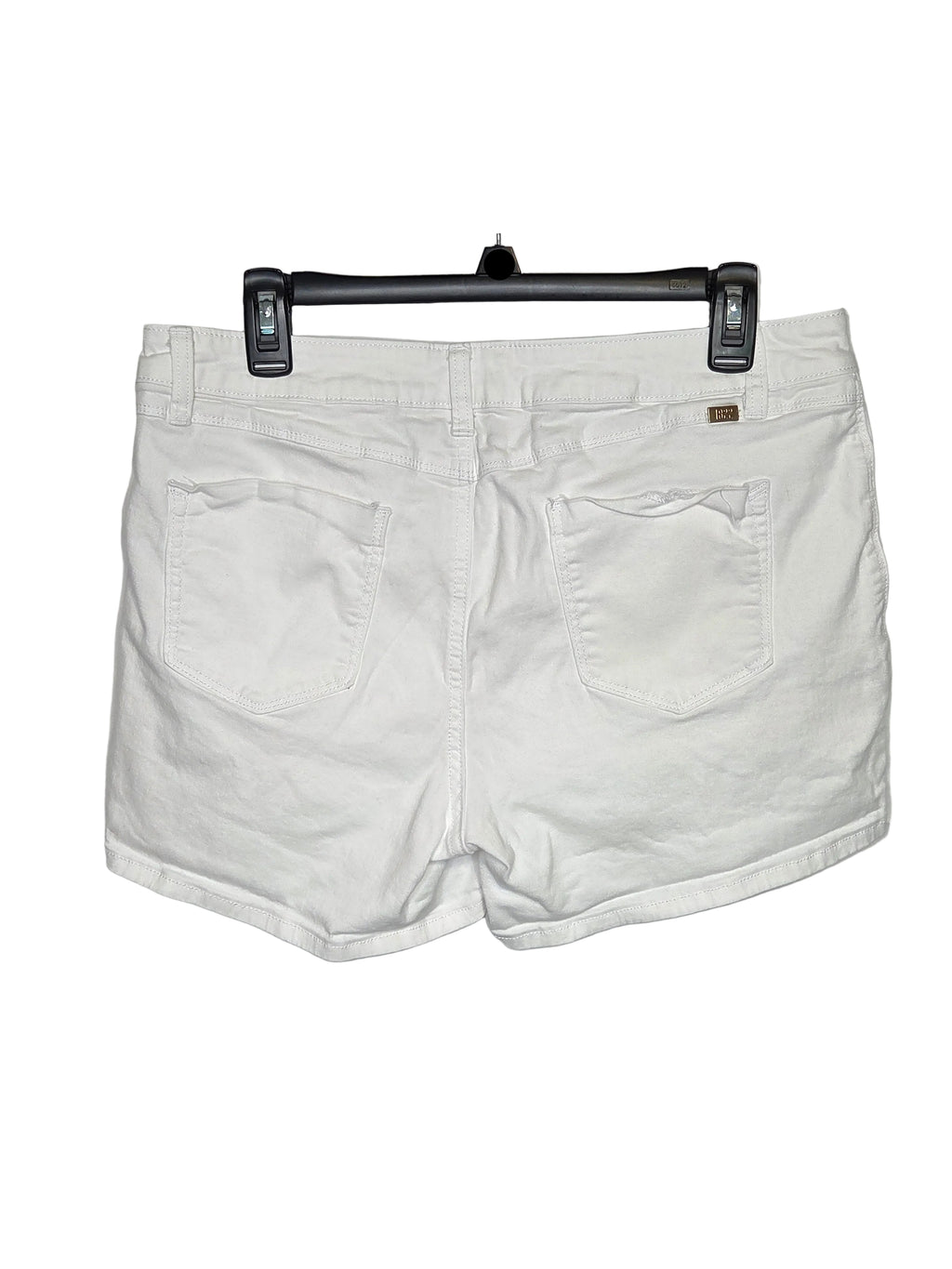 1822 Denim Women's White Denim Shorts Cotton Spandex Shorts Size 14