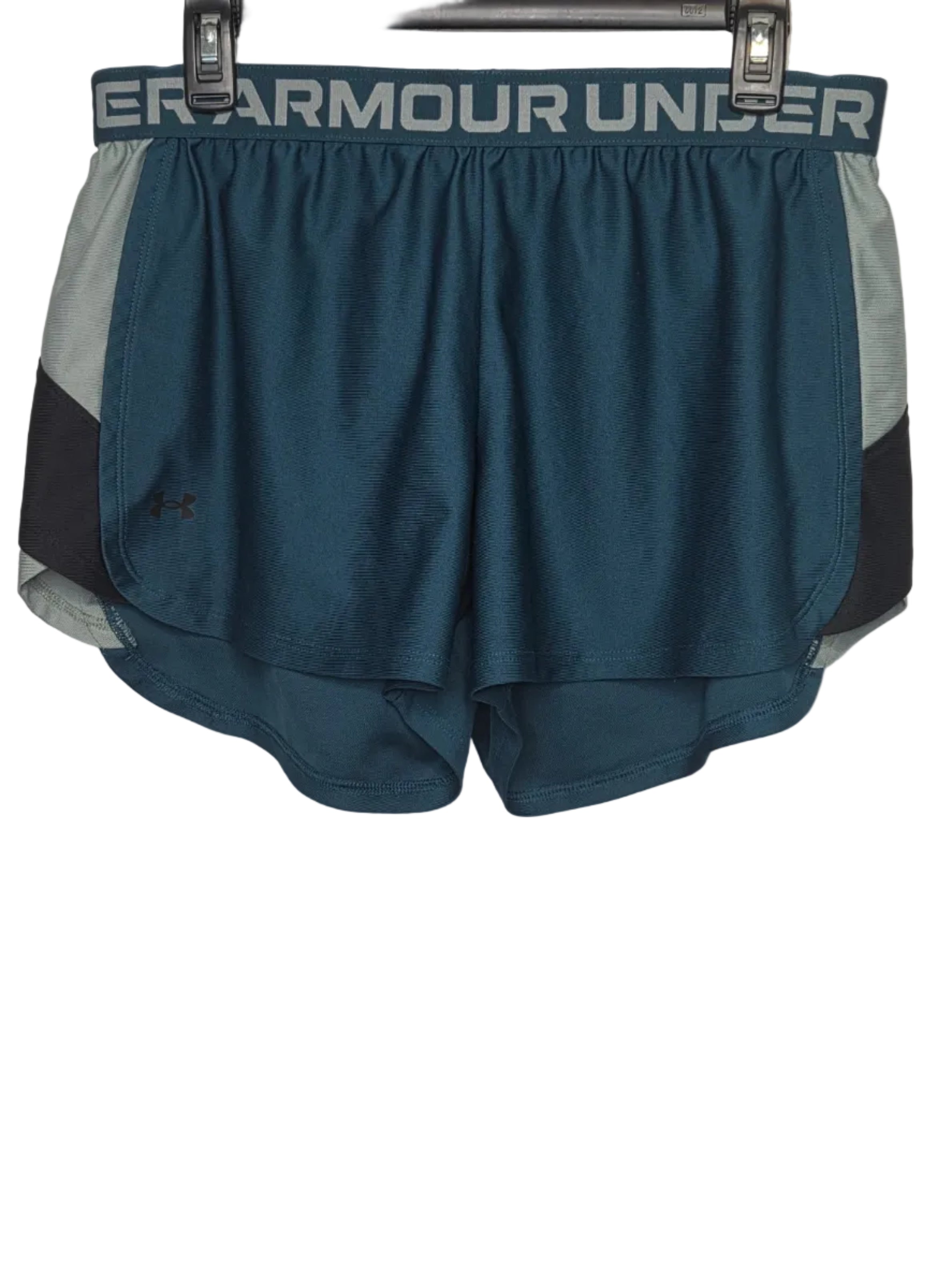 Under Armour Women's Athletic Shorts Multi Colored Polyester Size L