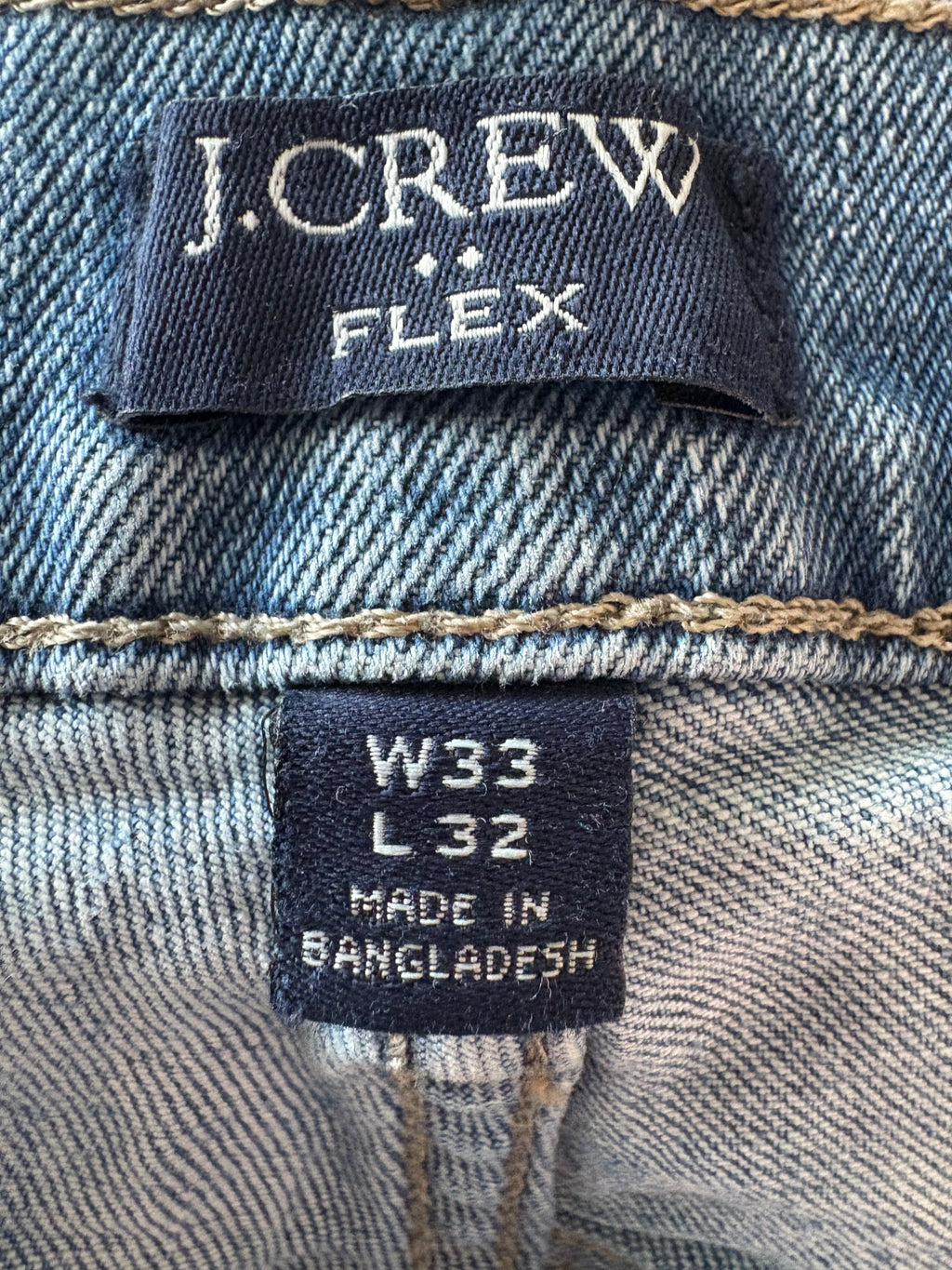 J.CREW MEN'S JEANS SIZE 33W 32L
