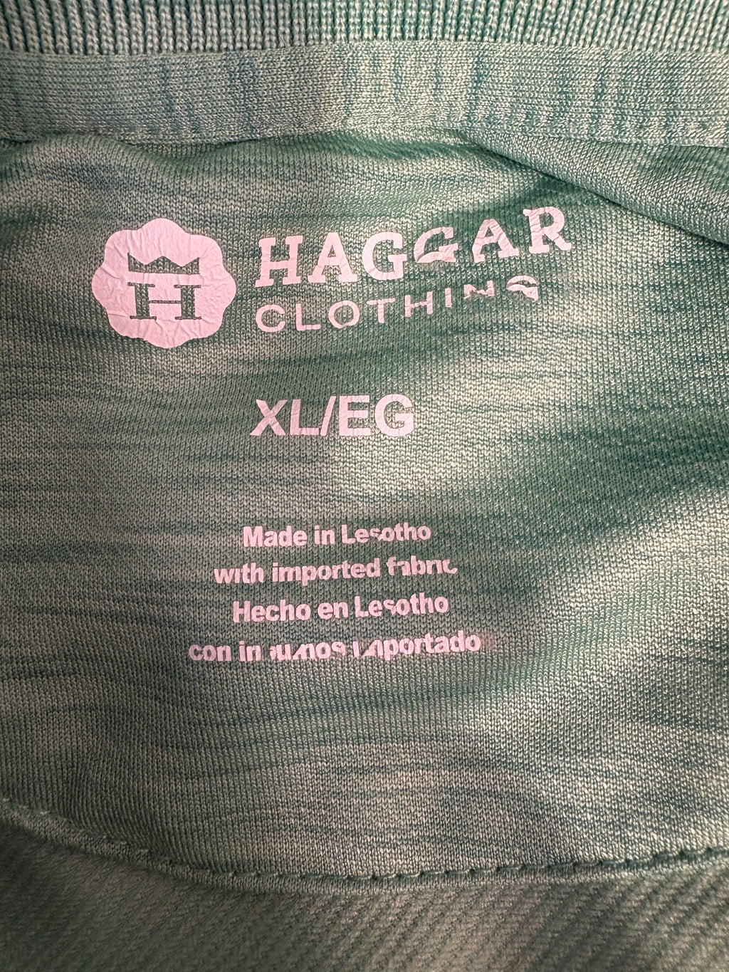 HAGGAR MEN'S SHIRT SIZE XL