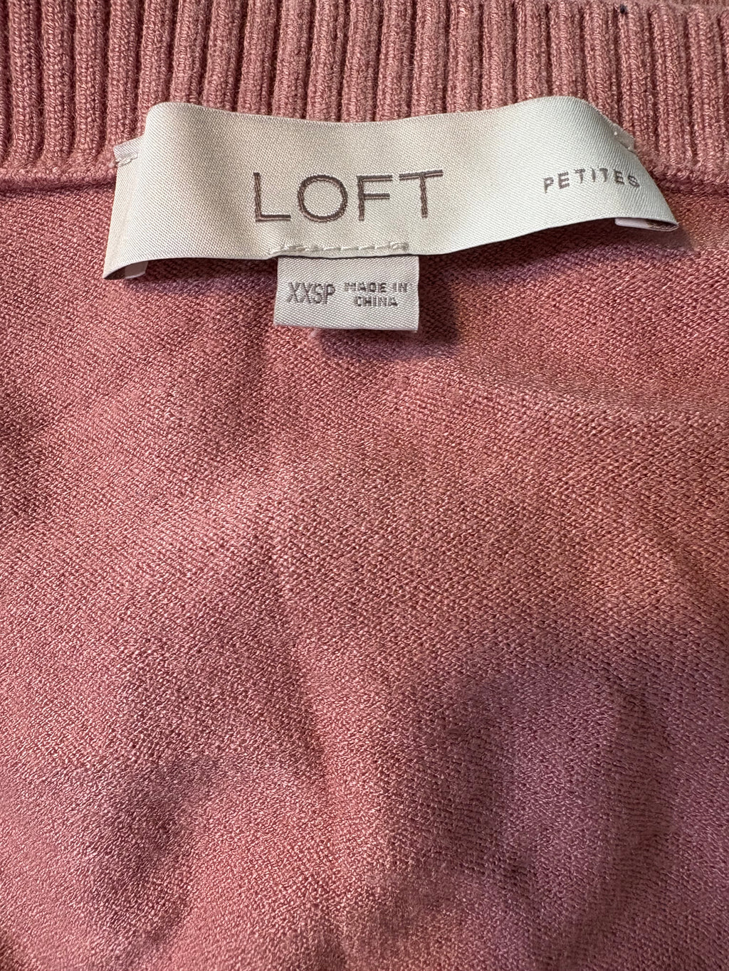 LOFT CARDIGAN WOMEN'S XXS PETITE