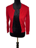 BANANA REPUBLIC RED CARDIGAN SIZE XS