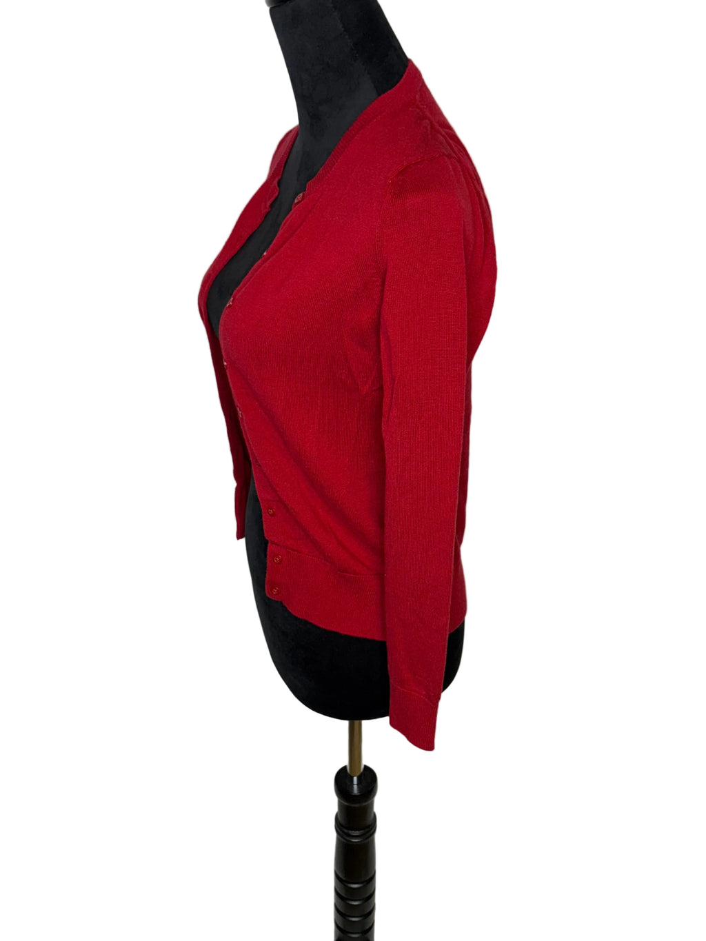 BANANA REPUBLIC RED CARDIGAN SIZE XS