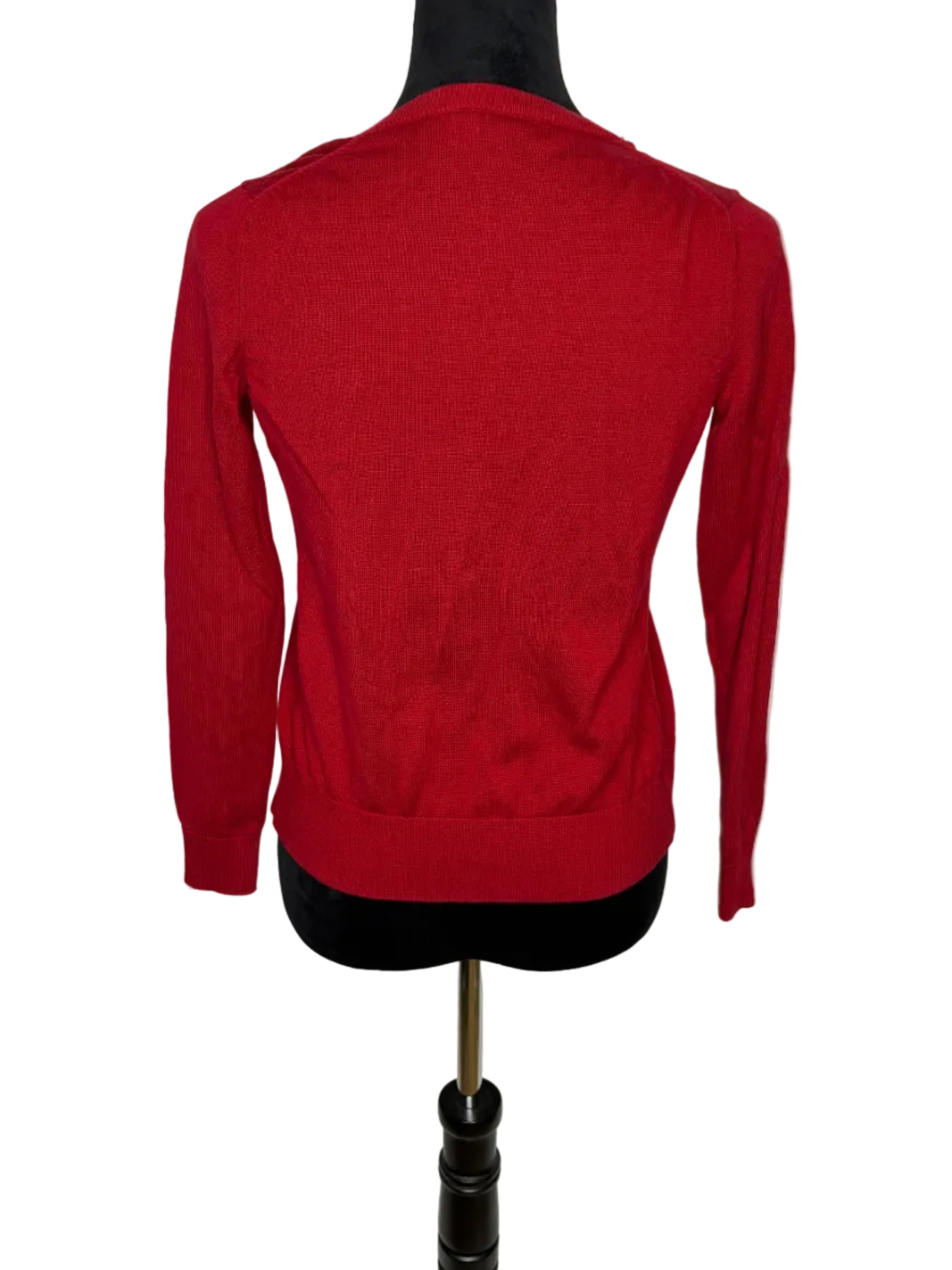 BANANA REPUBLIC RED CARDIGAN SIZE XS