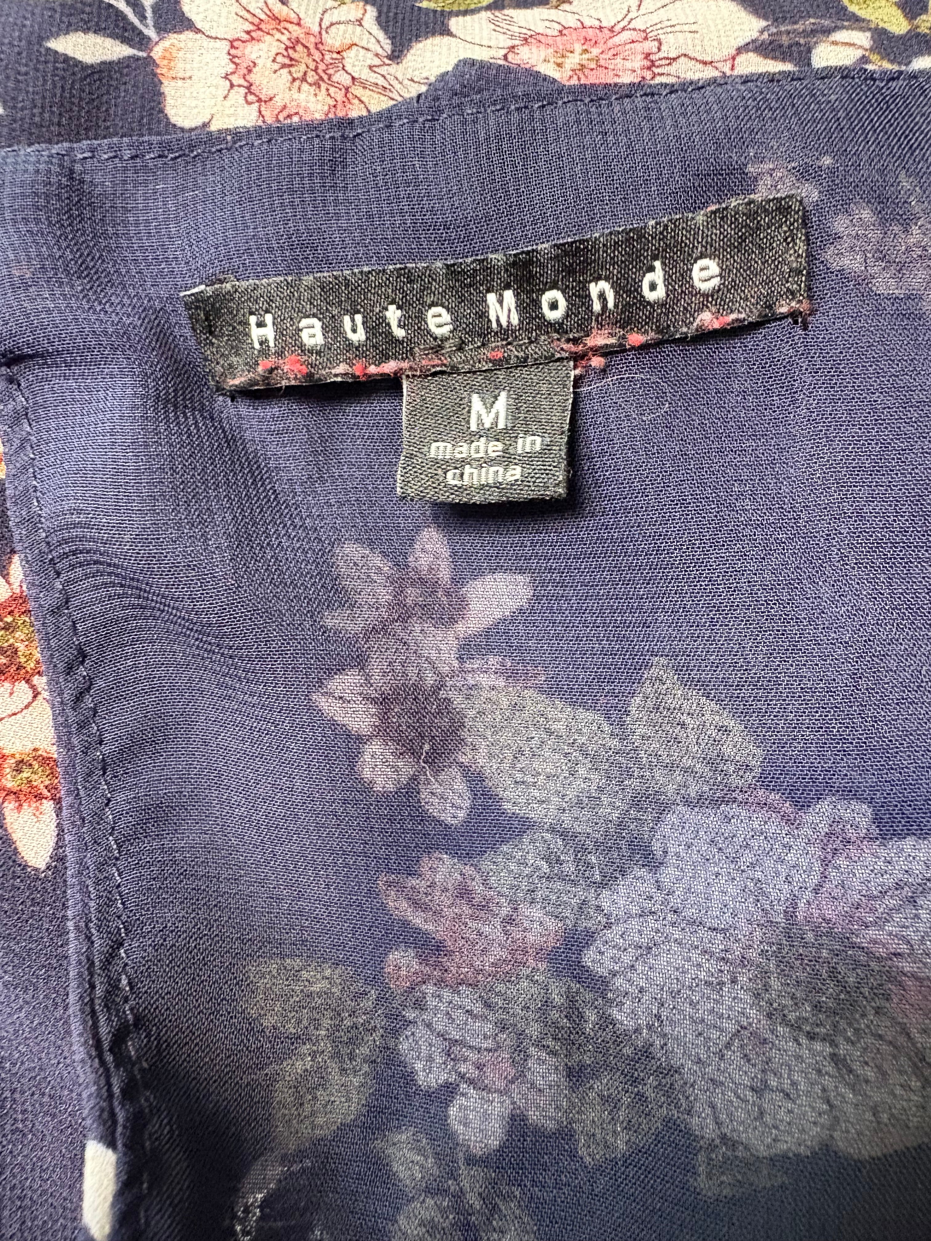 HAUTE MONDE BLOUSE SIZE MEDIUM