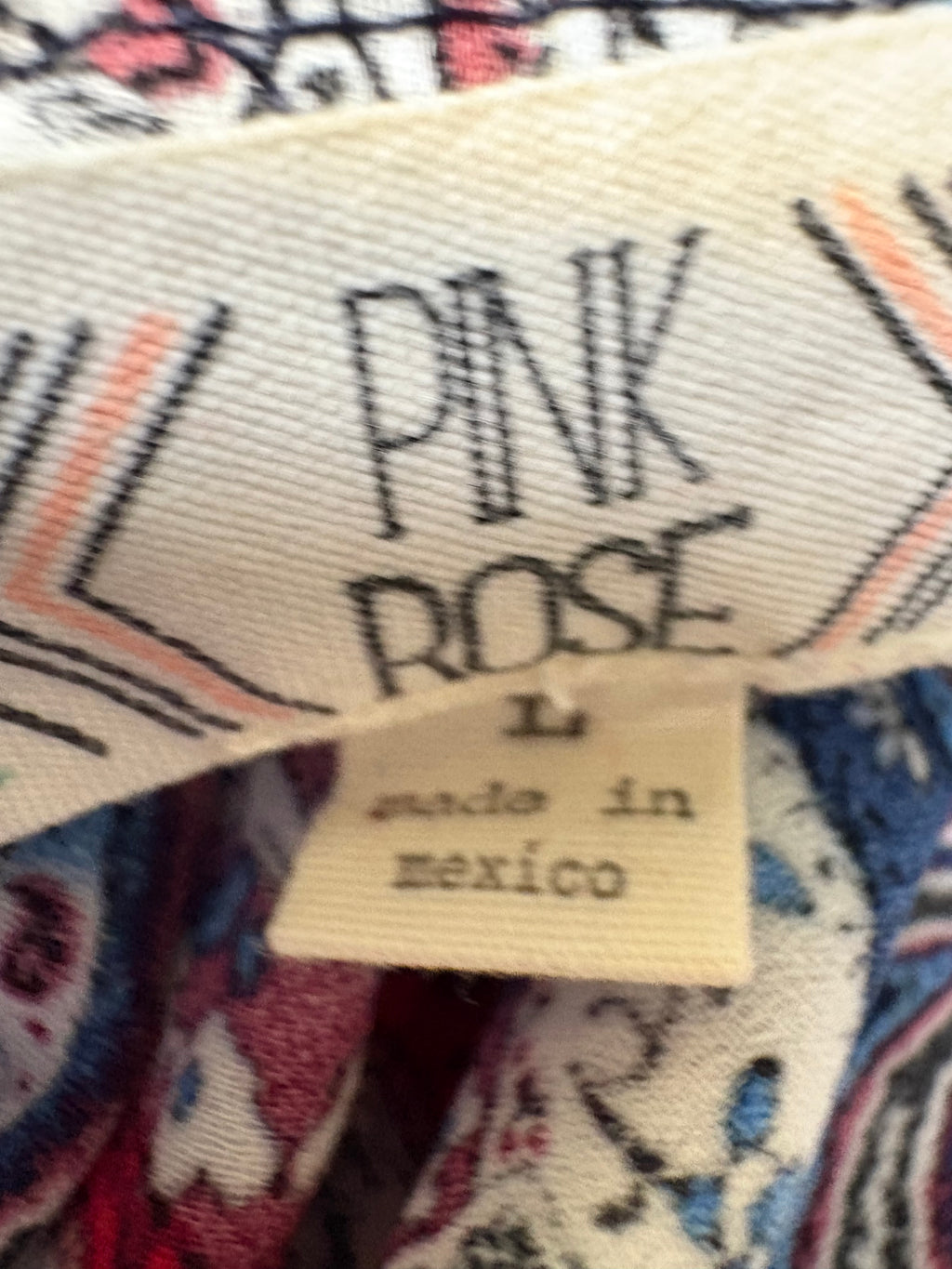 PINK ROSE SLEEVELESS BLOUSE SIZE LARGE
