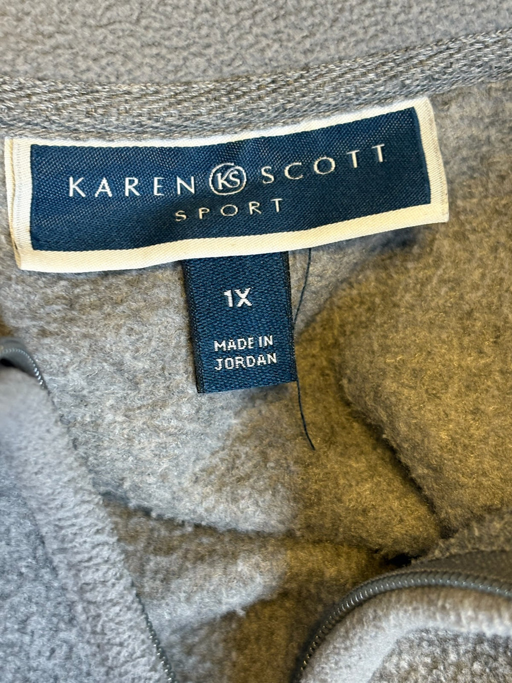 KAREM SCOTT SPORT FLEECE JACKET SIZE 1X