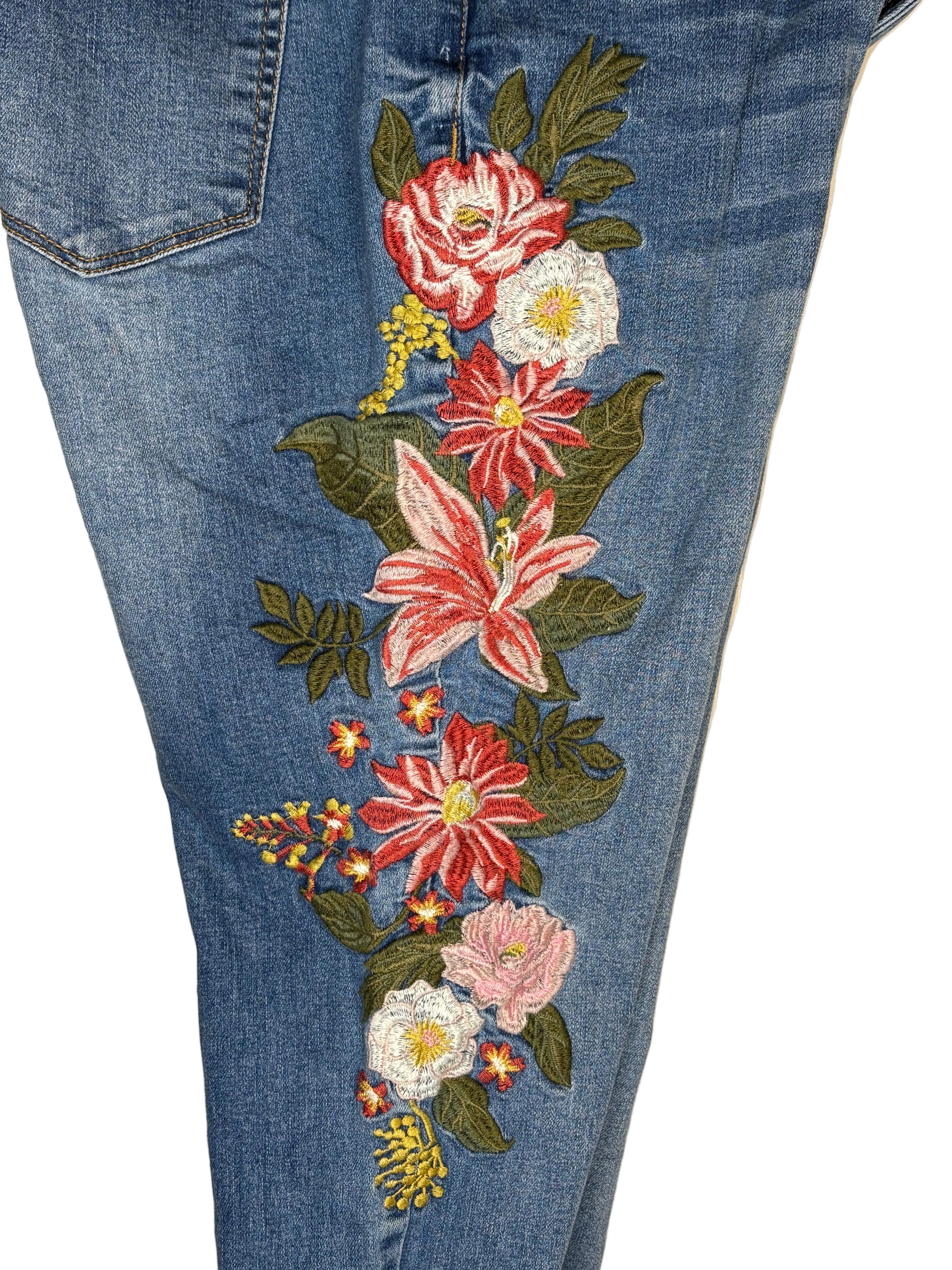 NEW YORK & COMPANY SOHO ANKLE JEANS SIZE 8