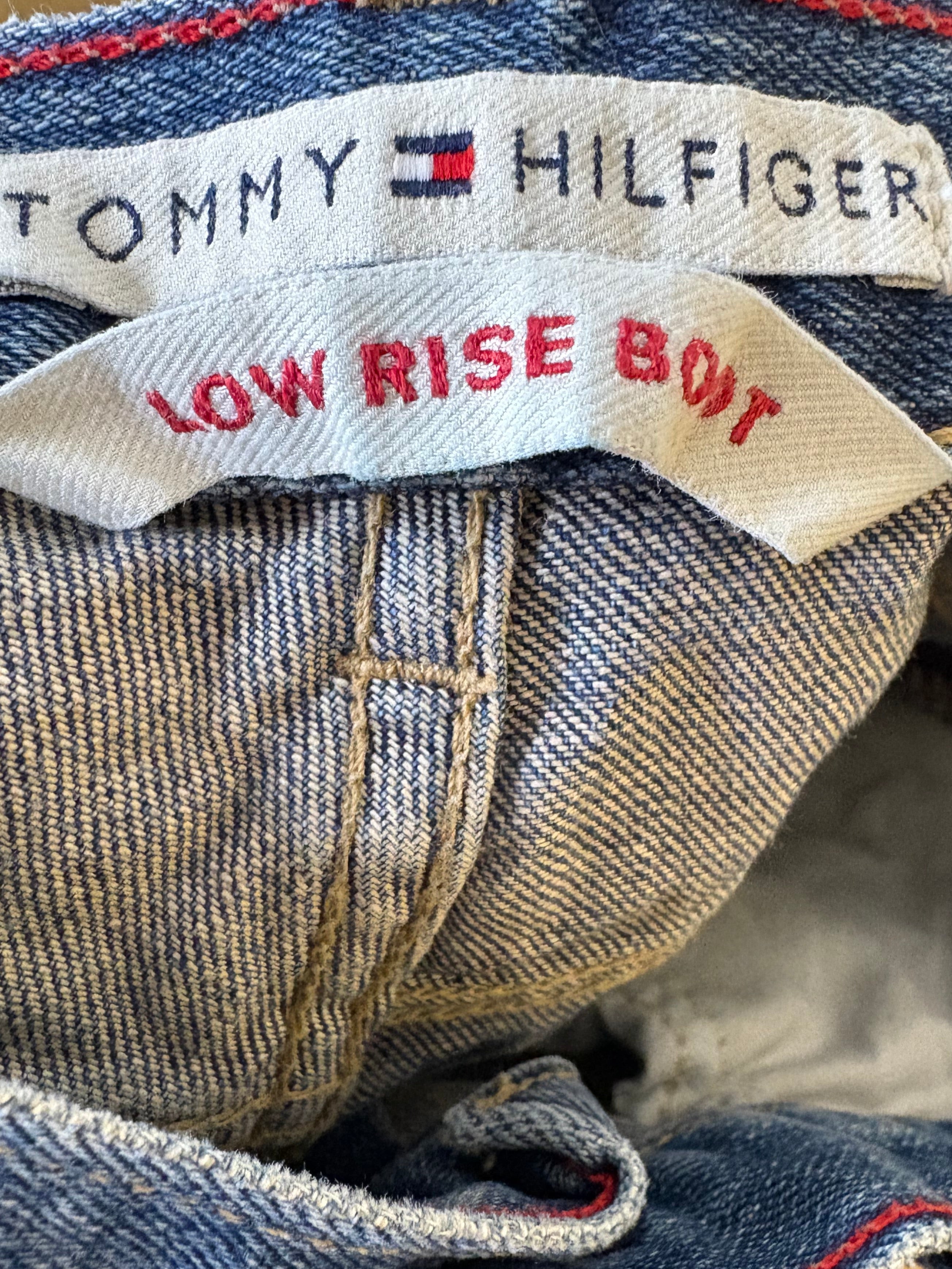 TOMMY HILFIGER LOW RISE BOOT JEAN SIZE 6