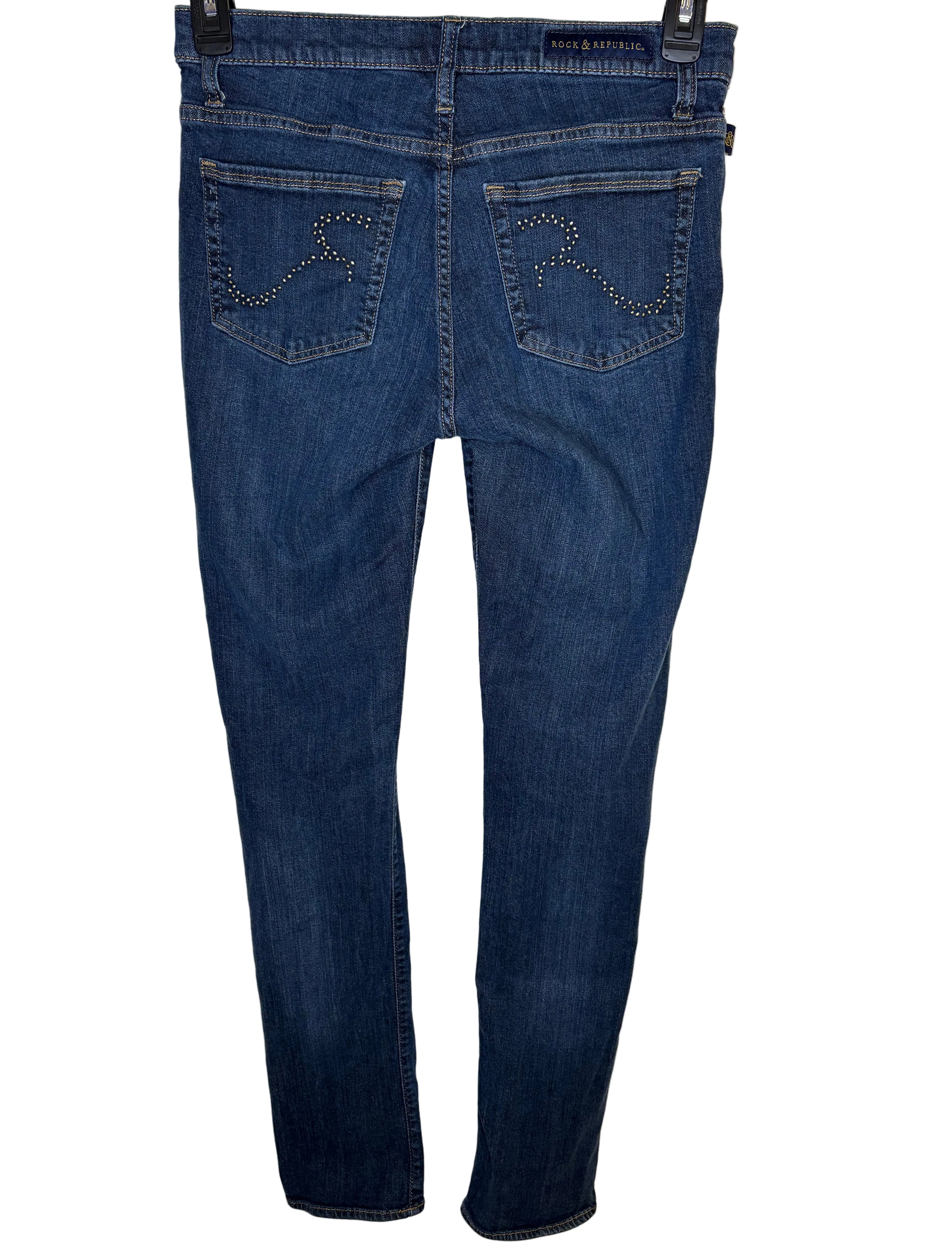 ROCK & REPUBLIC BERLIN SKINNY JEANS SIZE 8M