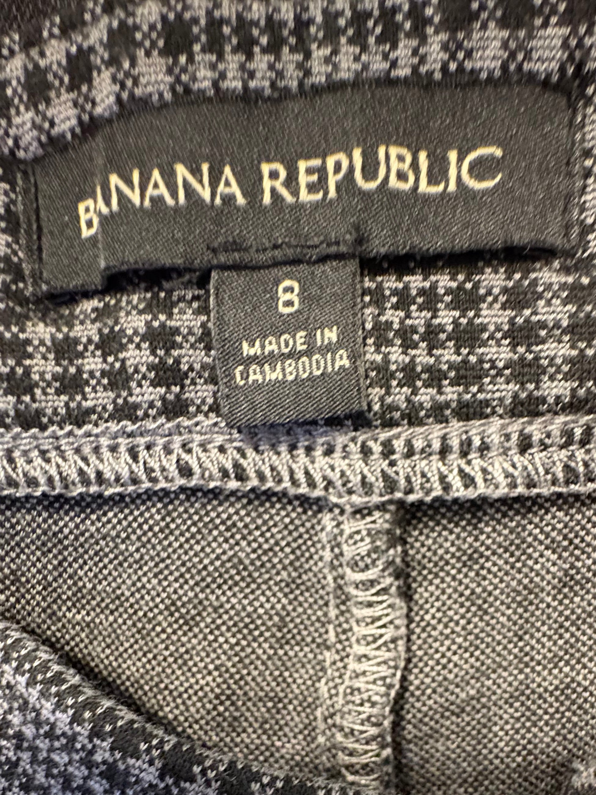 BANANA REPUBLIC PLAID PANT SIZE 8