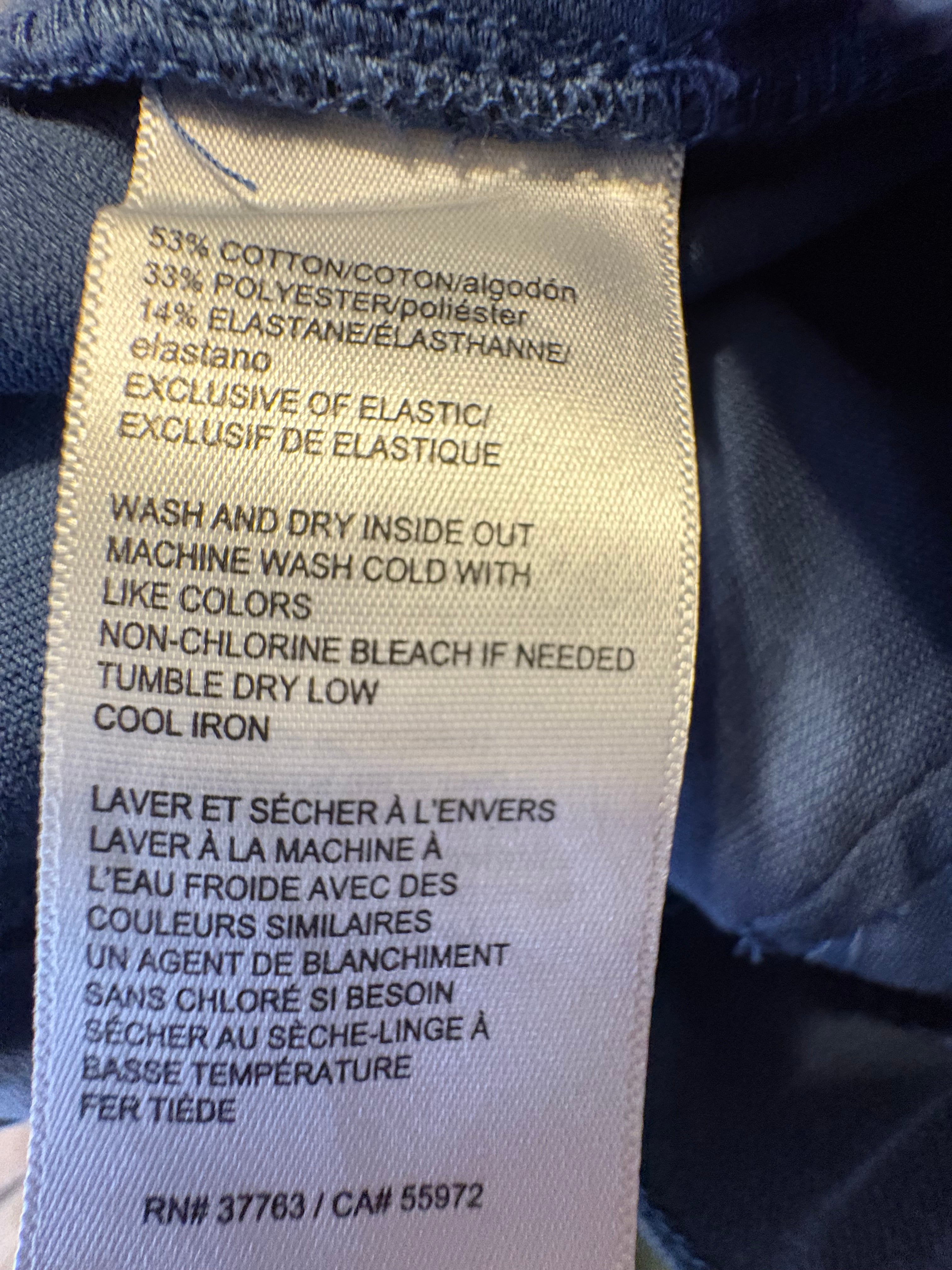 RAFAELLA SKINNY ANKLE PANT SIZE 4P